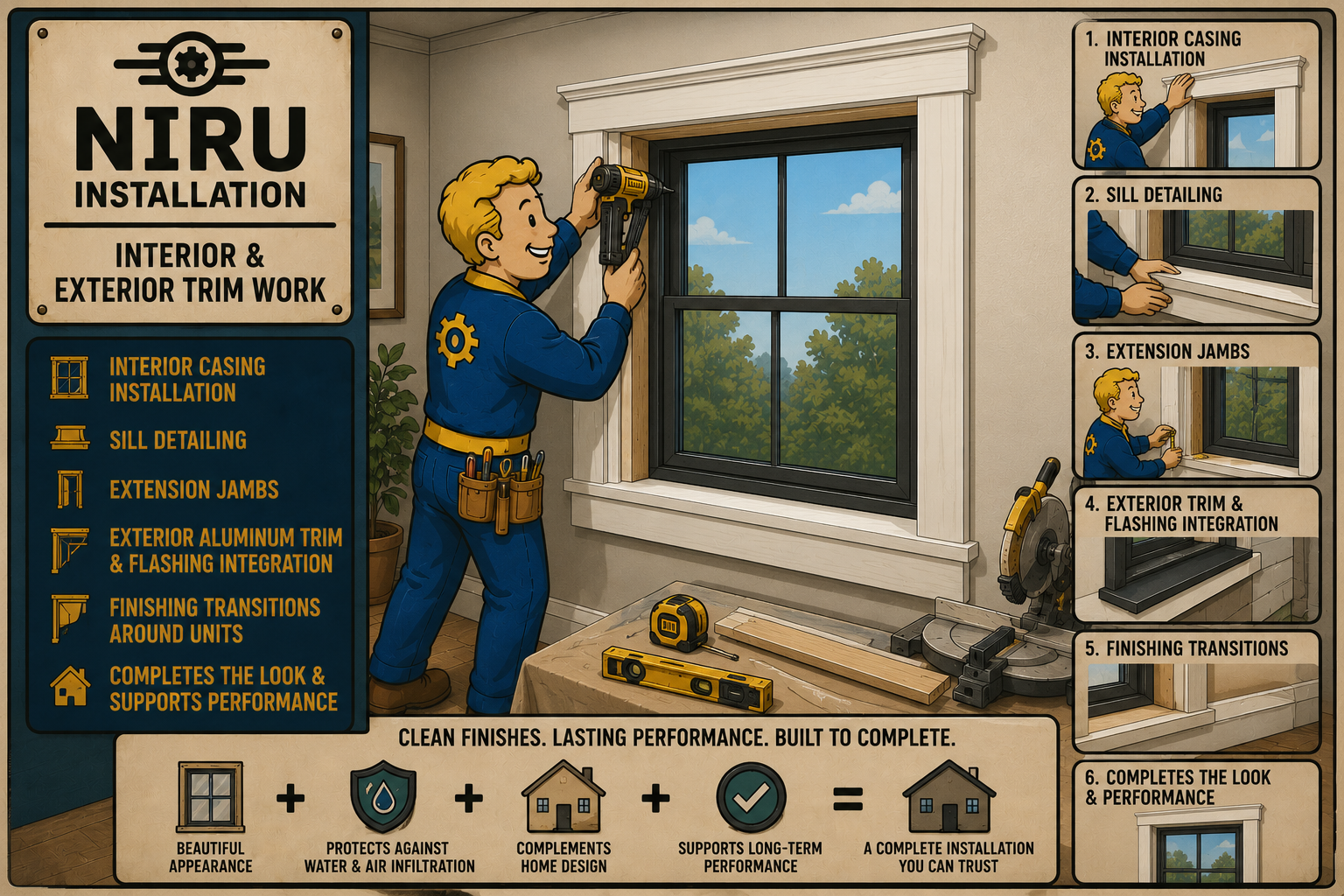 Interior &amp; Exterior Trim Work