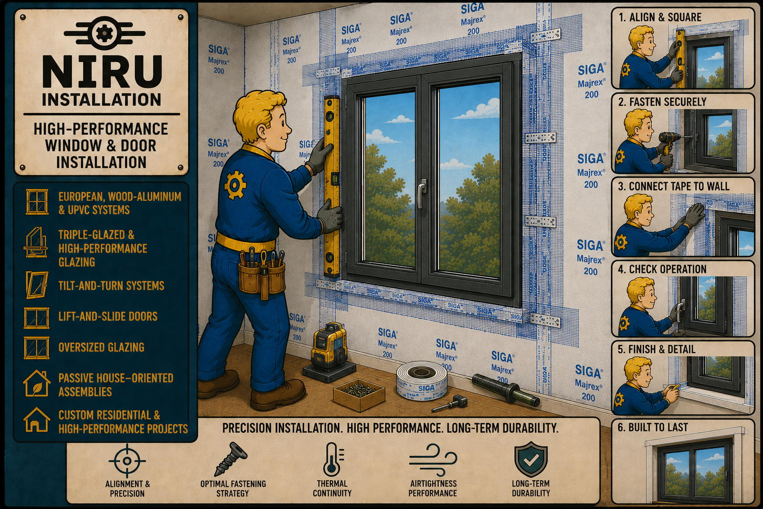High-Performance Window &amp; Door Installation 