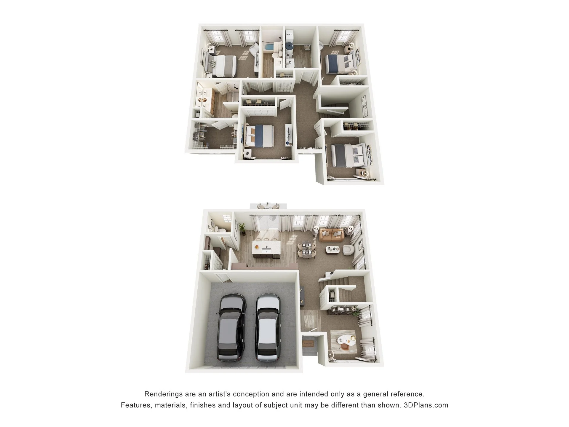 Poppi Floorplan - Dark Wood
