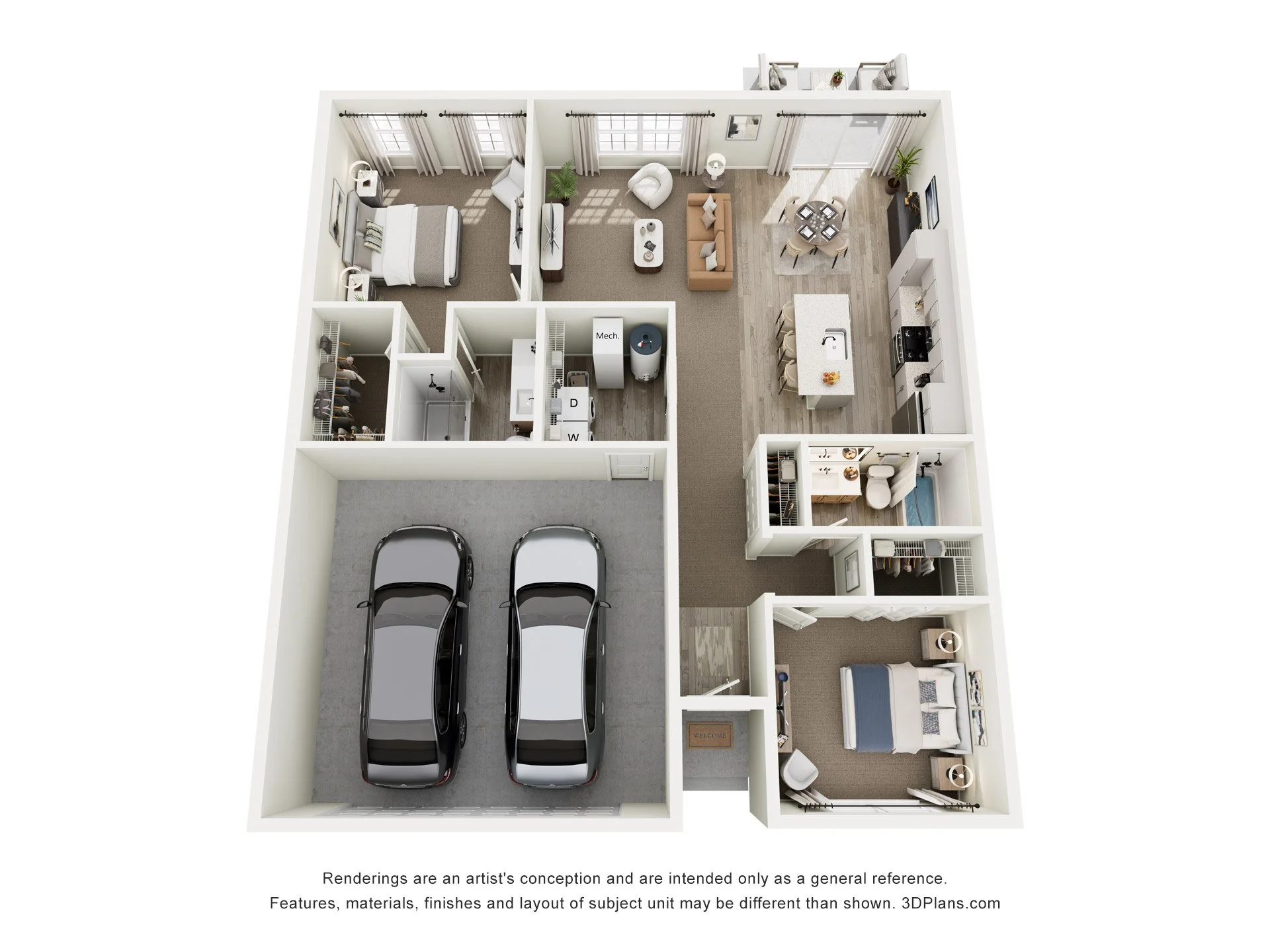 Quinn Floorplan - White
