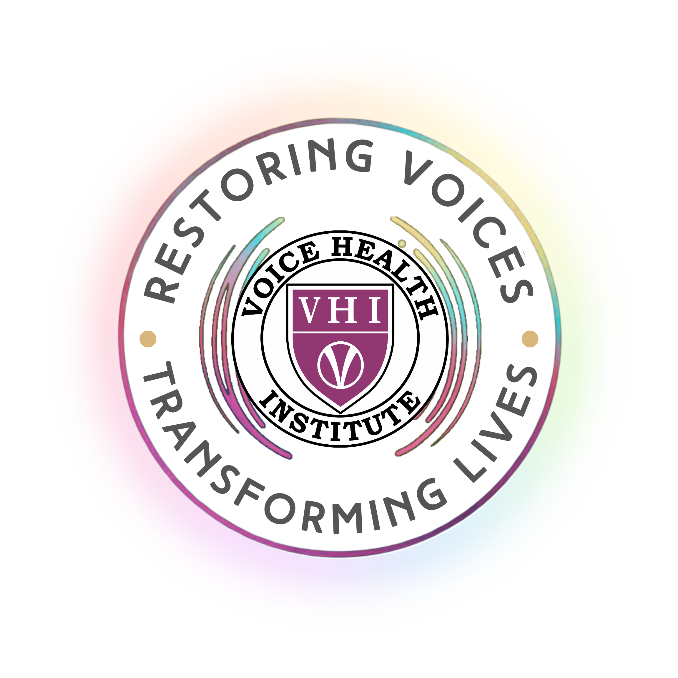 Voice Health Institute: Restoring Voices, Transforming Lives Logo - A nonprofit organization dedicated to improving care for patients with voice and upper airway conditions.