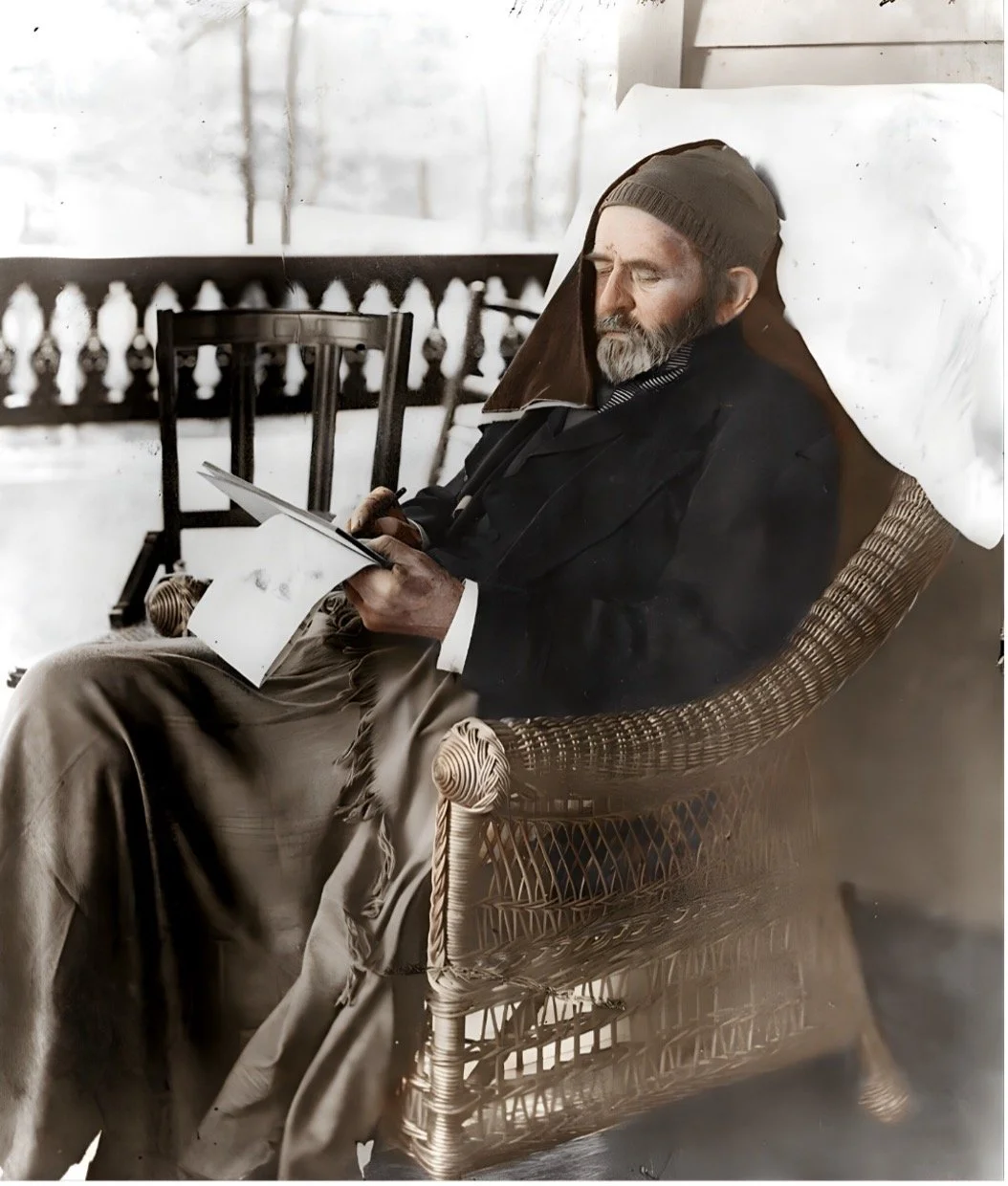 Ulysses S Grant toward the end of his life