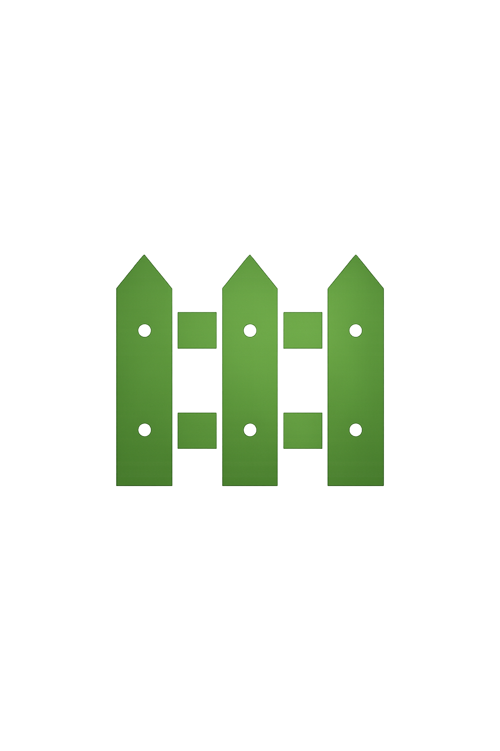 Grüne Ordnerregale vor schwarzem Hintergrund.