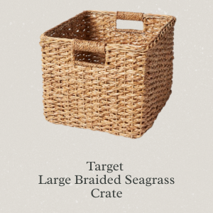 Target Large Braided Seagrass Crate
