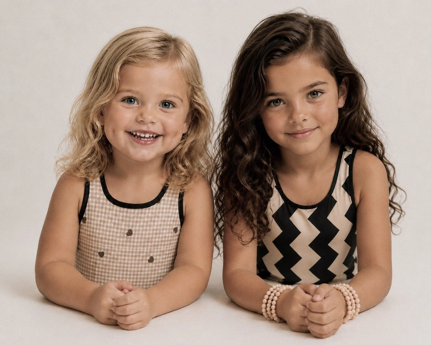 BrownHearts Toddler Swimsuit