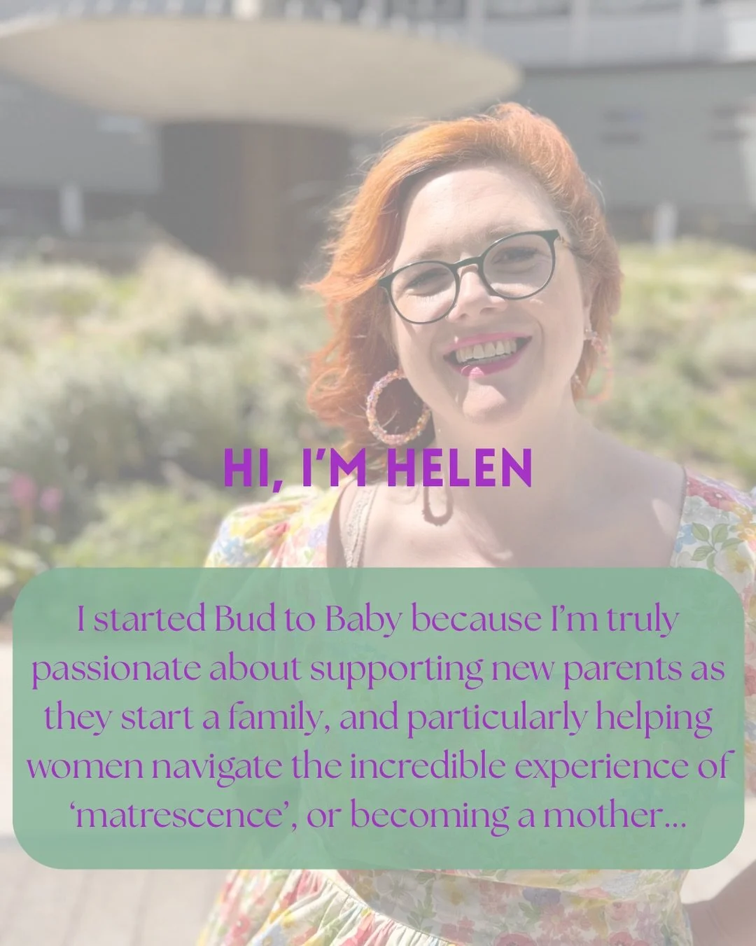 💜A little more information about me and why I started Bud to Baby. 

🤰I&rsquo;m so passionate about supporting new parents as they embark on family life and know feeling confident in your own parenthood journey starts as early as pregnancy. 

🌱Fro