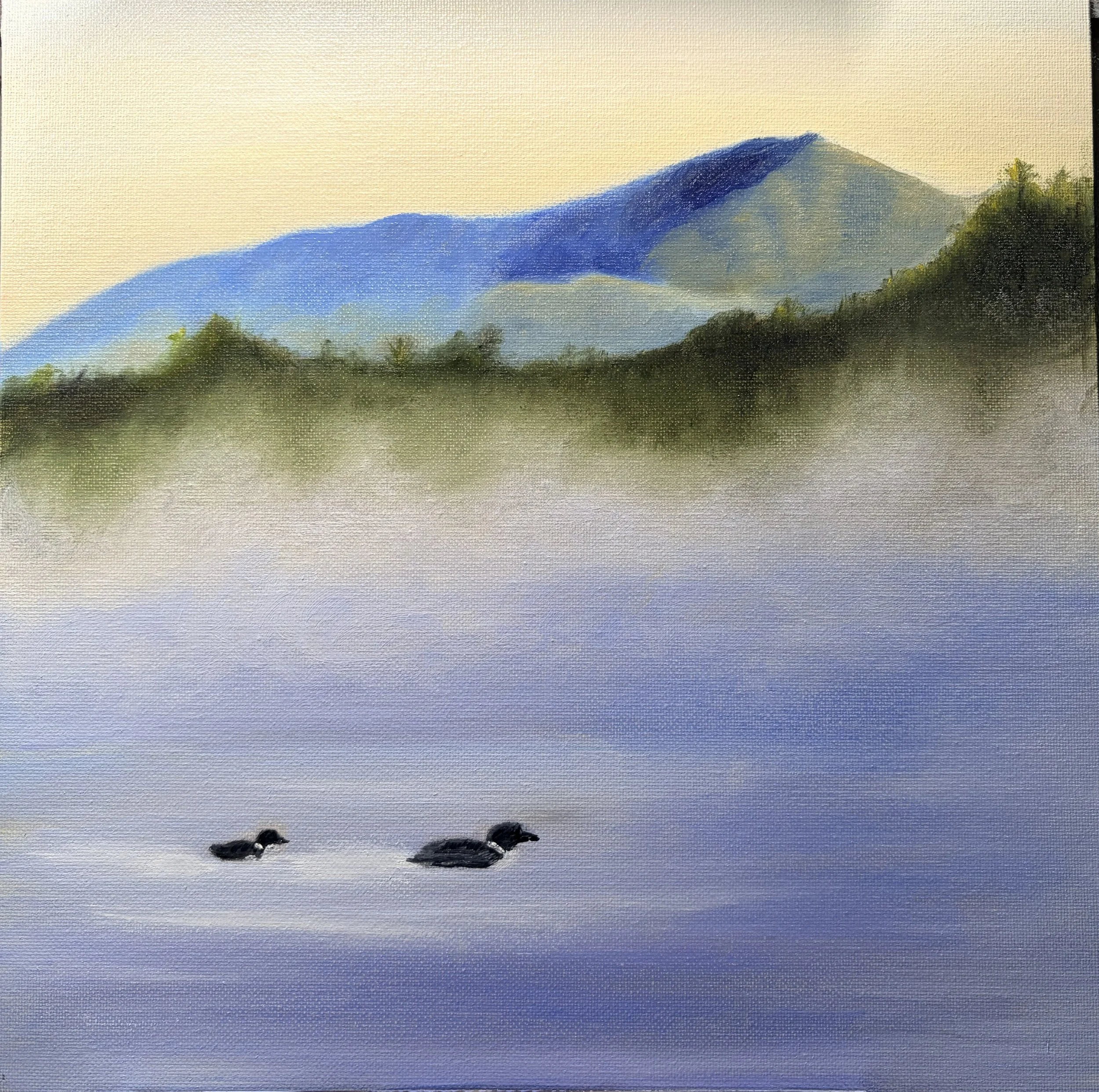 "Morning Mist" 12" x 12" Oil on Linen