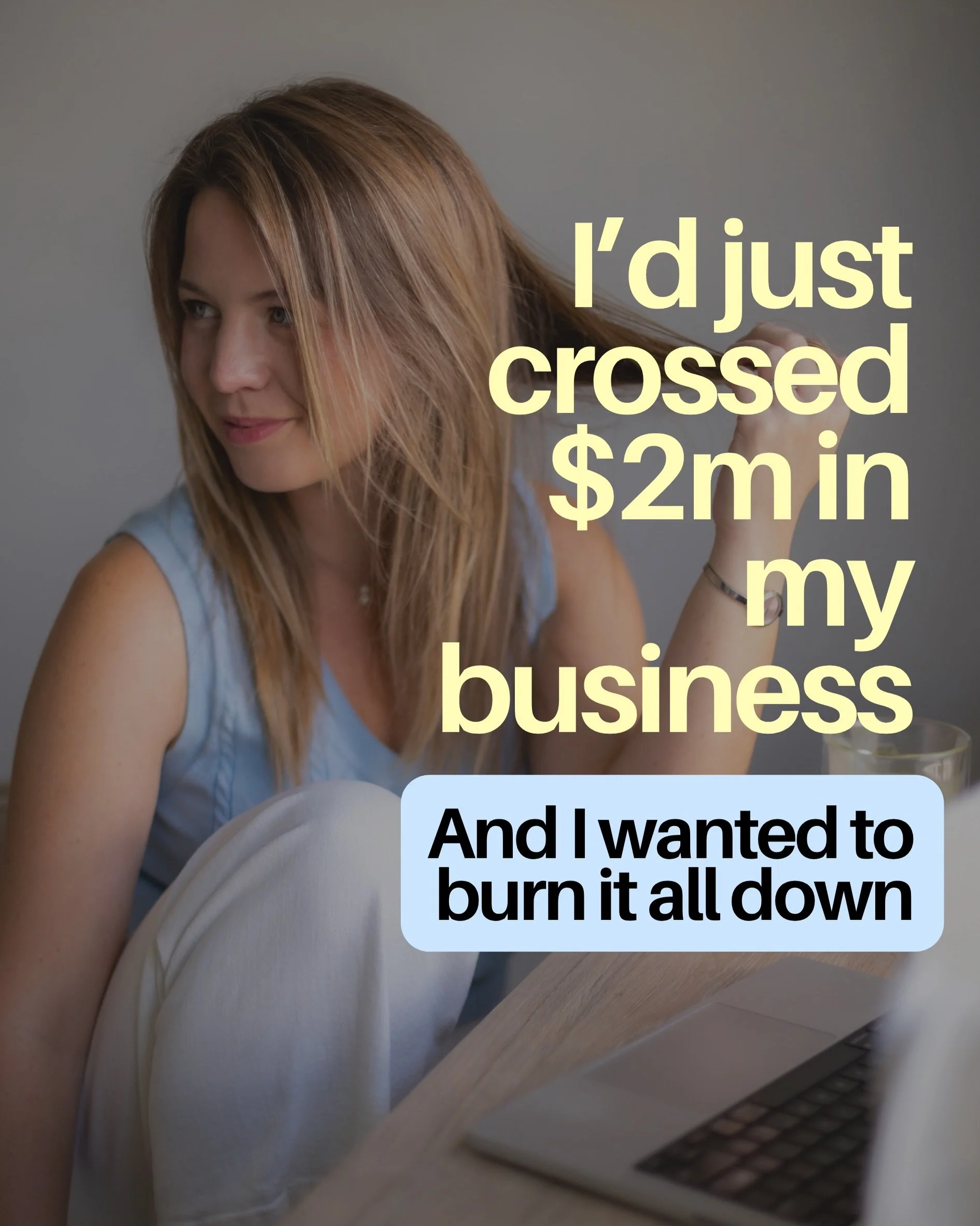 Growing an online business is like personal development on crack.
 It&rsquo;s no wonder why you might have woken up one day and felt like you needed to shed a few layers. 😅

The cool part is, you don&rsquo;t have to start over.
 You get to take ever