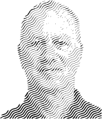 A black and white illustration