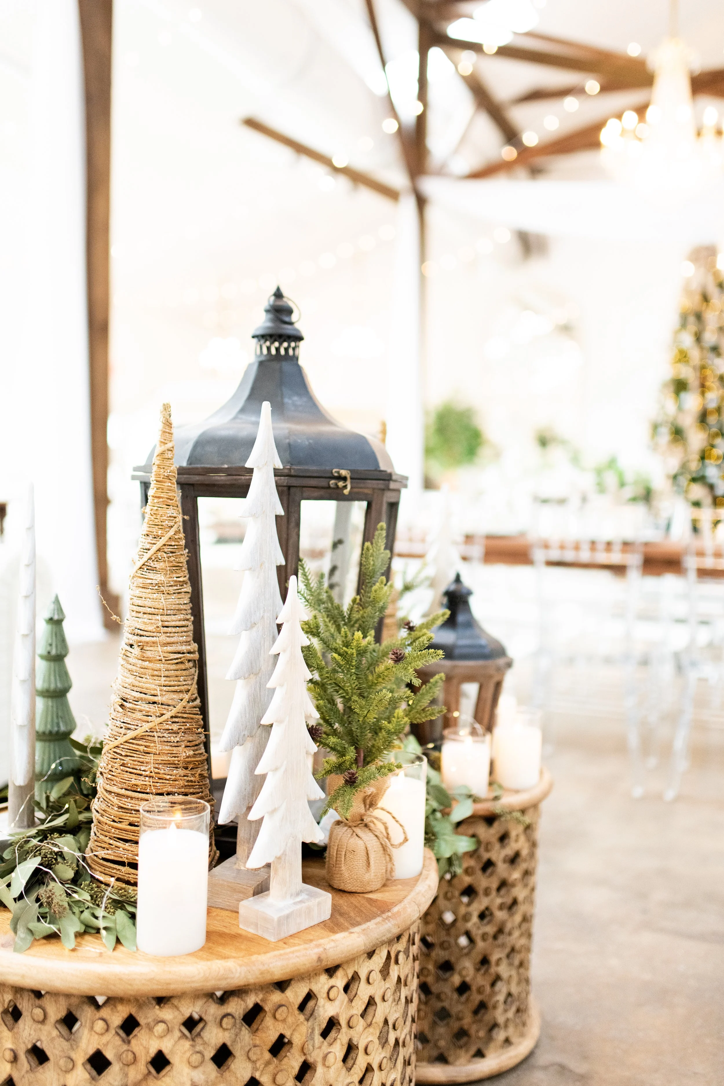 Christmas decor throughout venue..