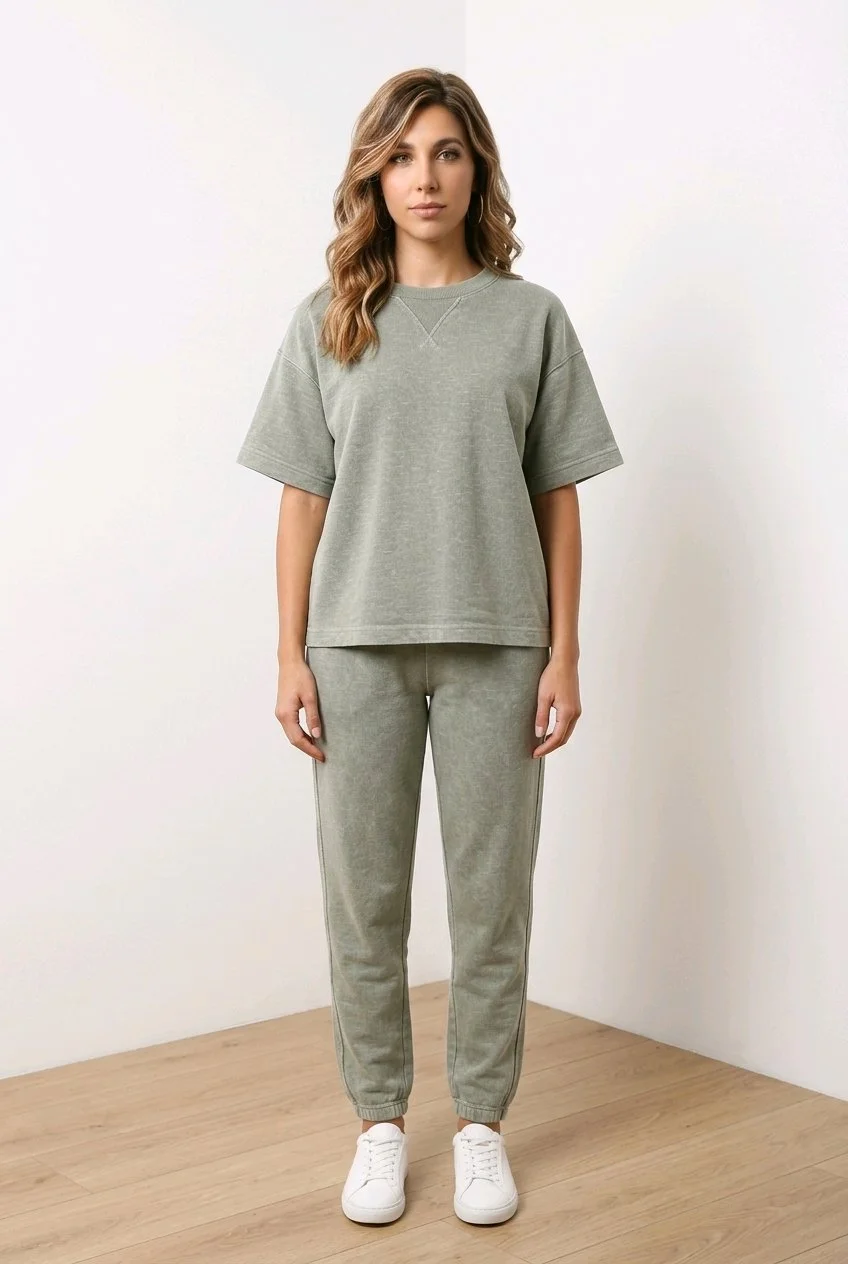 Double Zero Short Sleeve Crewneck Top