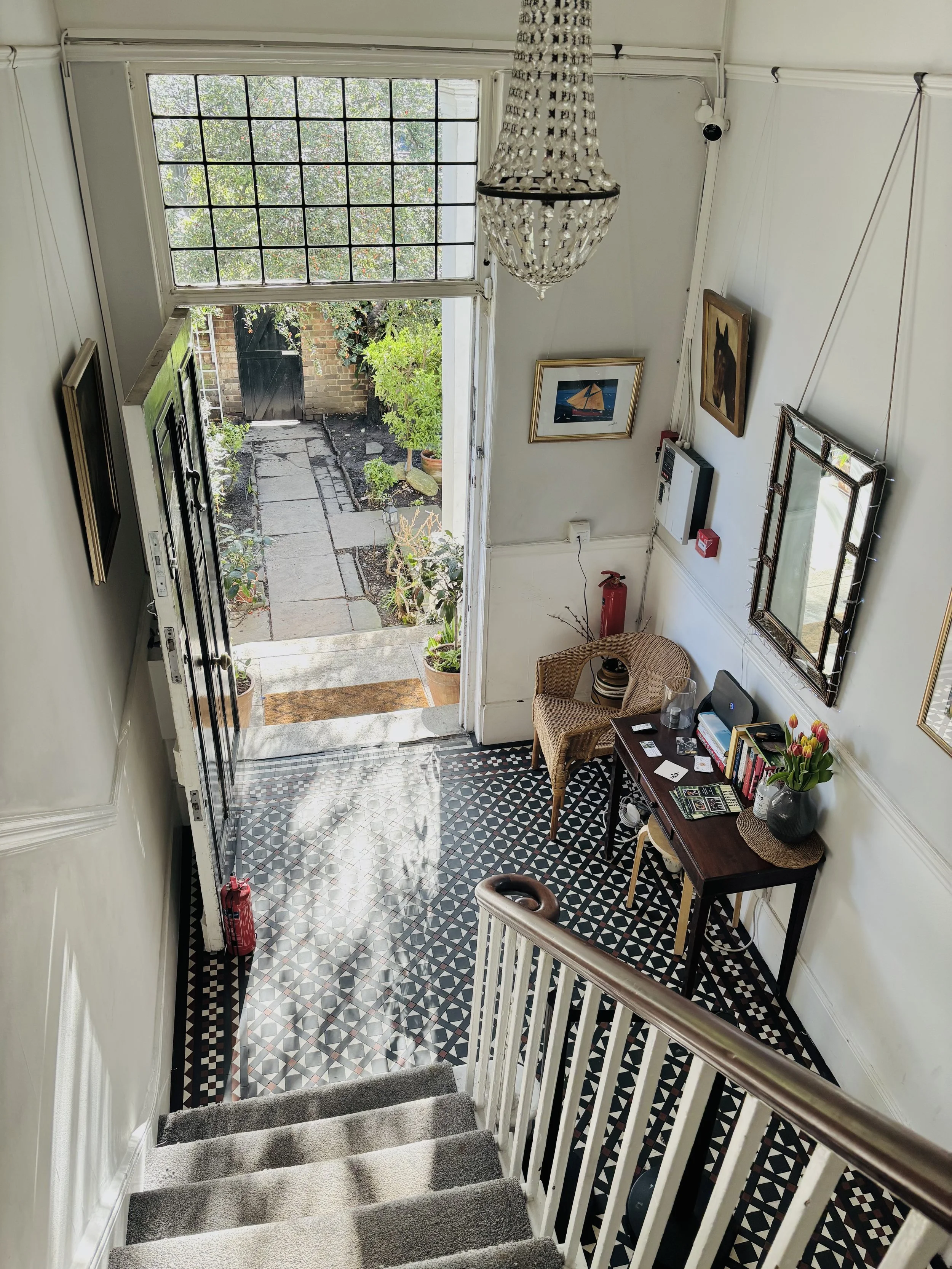 Entrance hall at Central Victorian House