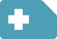 Icon with health cross