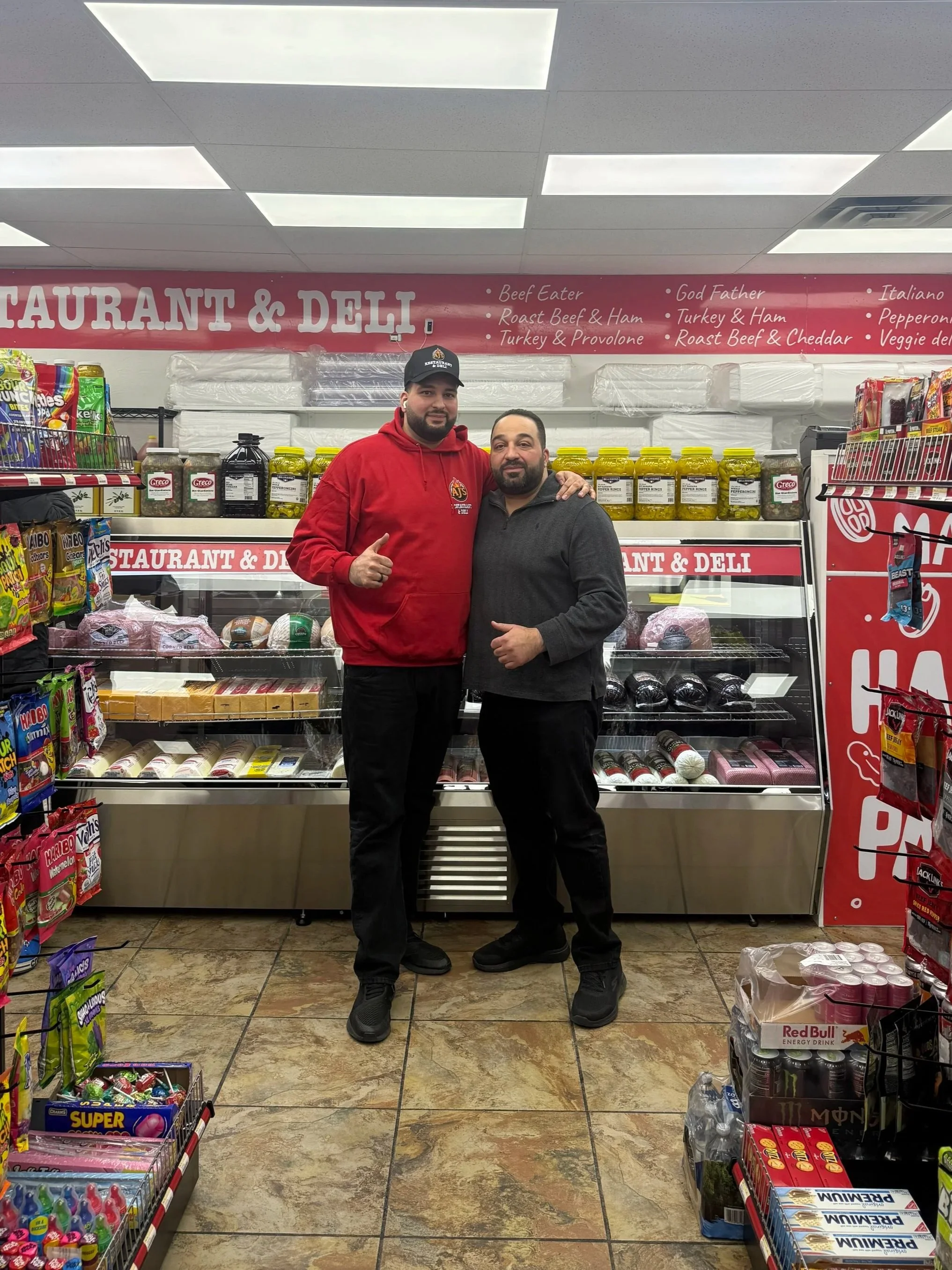 AJ’s Restaurant & Deli owner at locally owned Kenosha restaurant serving sandwiches, gyros, burgers, and wings.