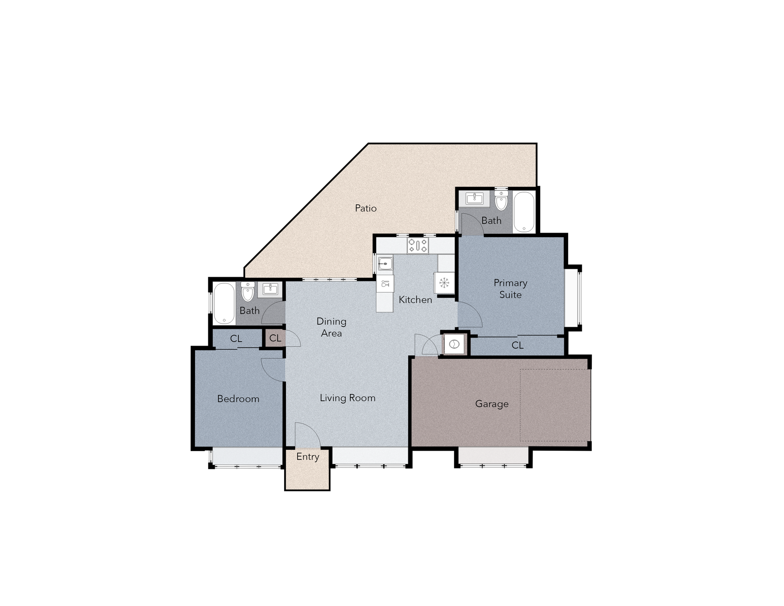 Real estate floor plan Los Gatos