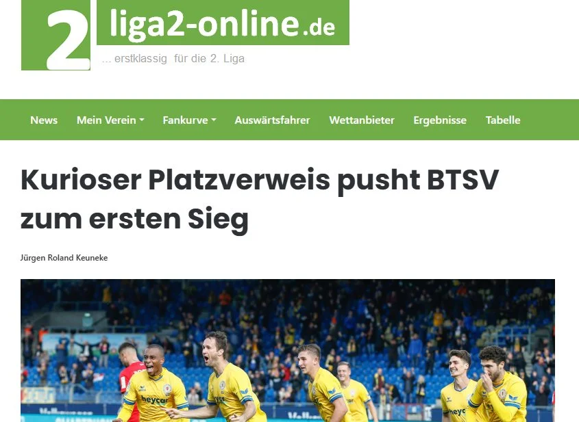 Artikel-Zulieferung für Sport-Magazine 