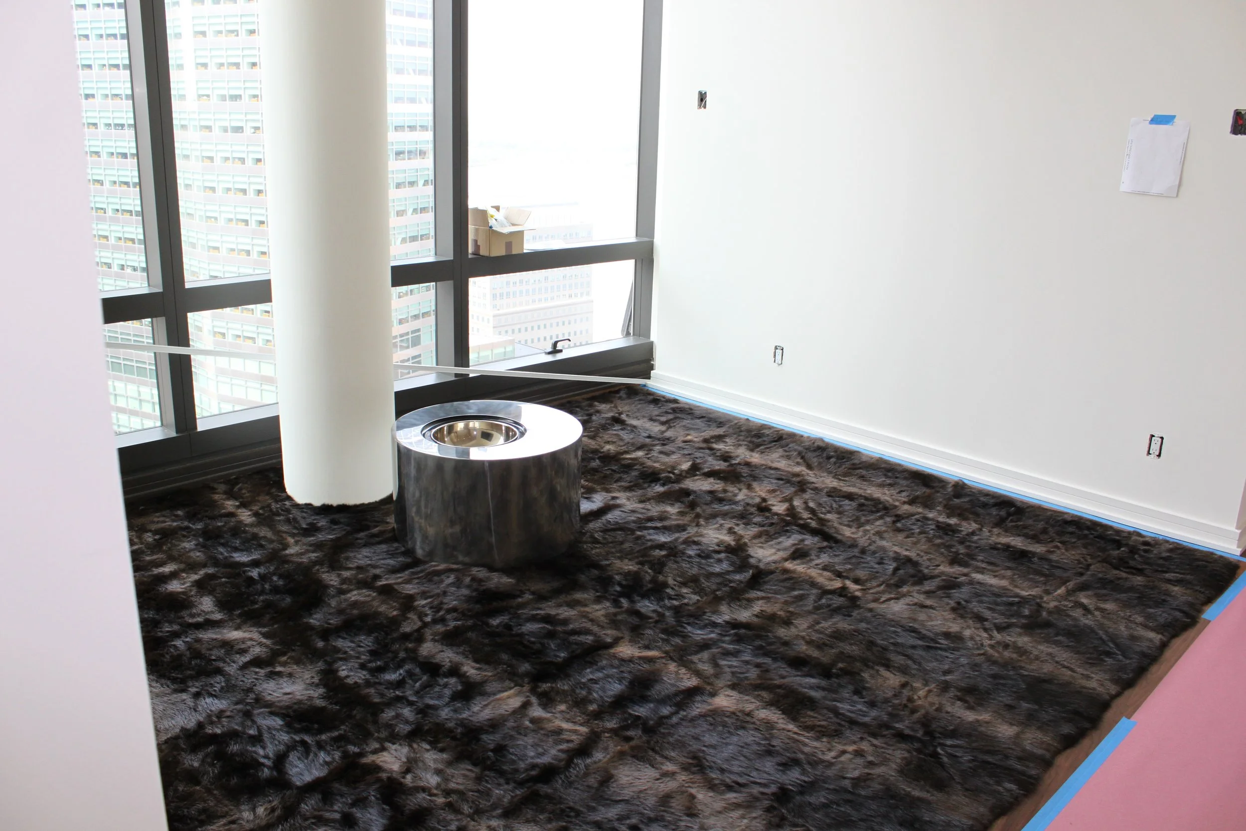 Copy of Mahogany Beaver Fur Rug 1 Dualoy Leather.JPG