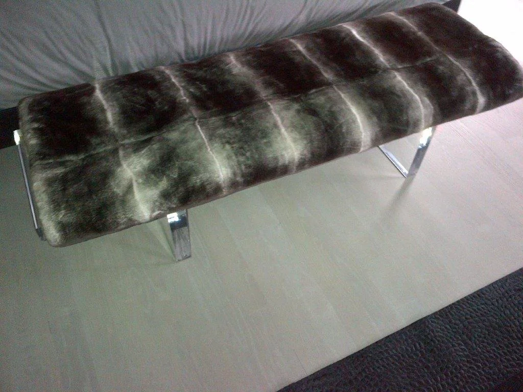Orylag Rabbit Fur Upholstered Bench 1 Dualoy Leather.jpg