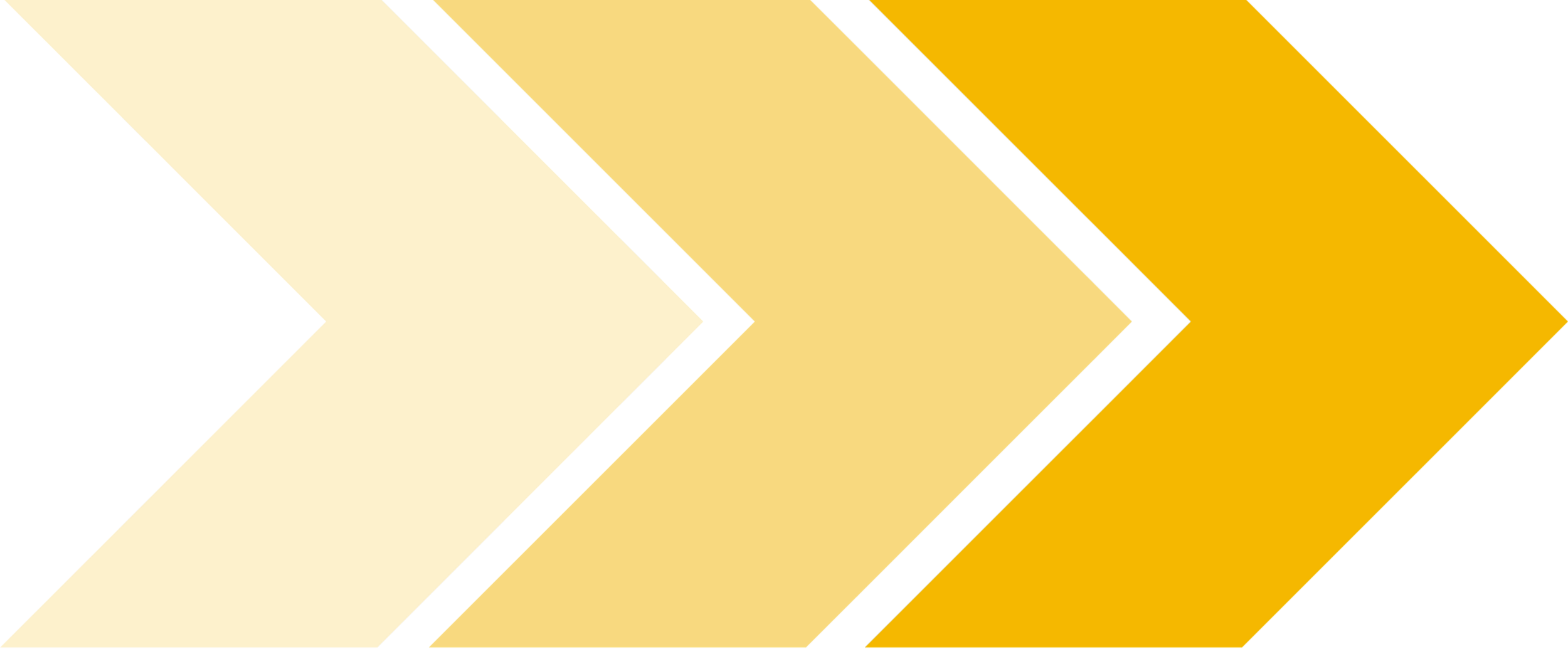 A series of black and yellow chevron arrows pointing to the right on a black background.