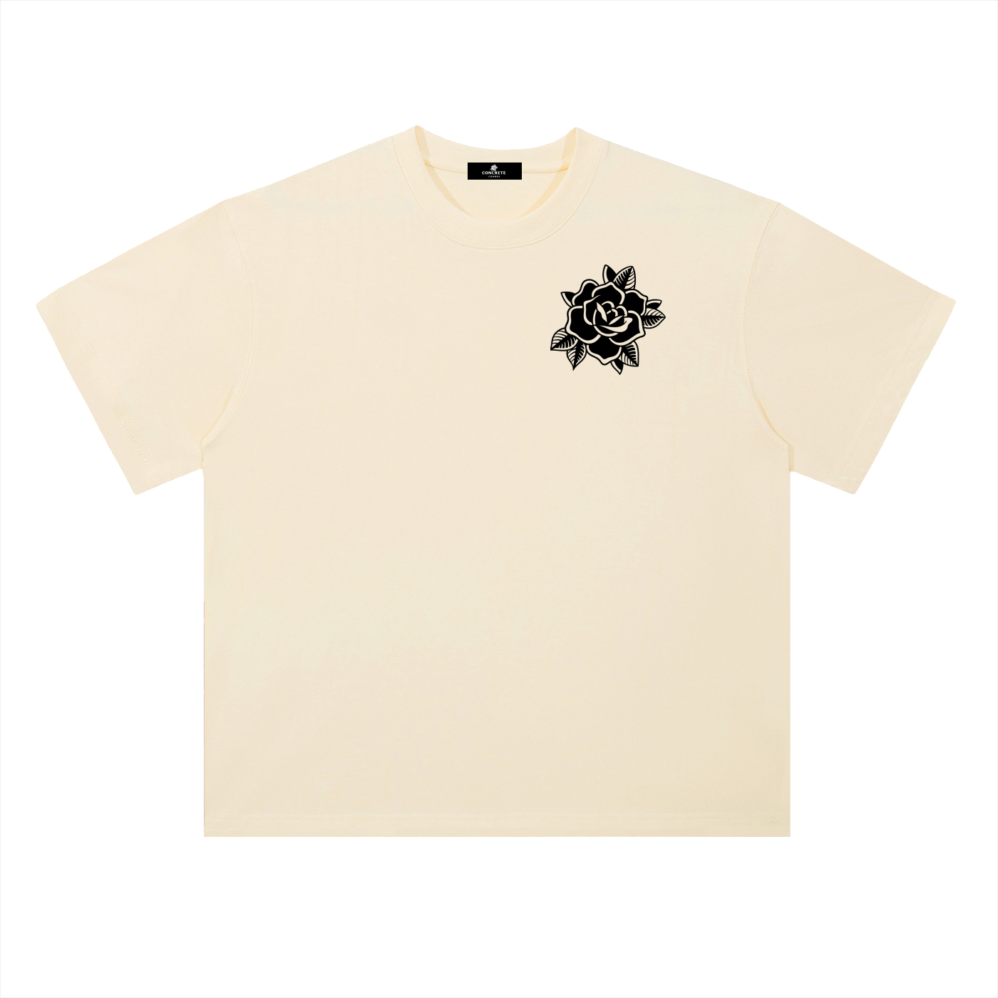 Drop Shoulder Logo Tee