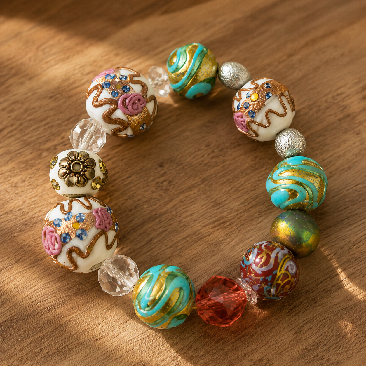 Artisan Jewel Tapestry Bracelet