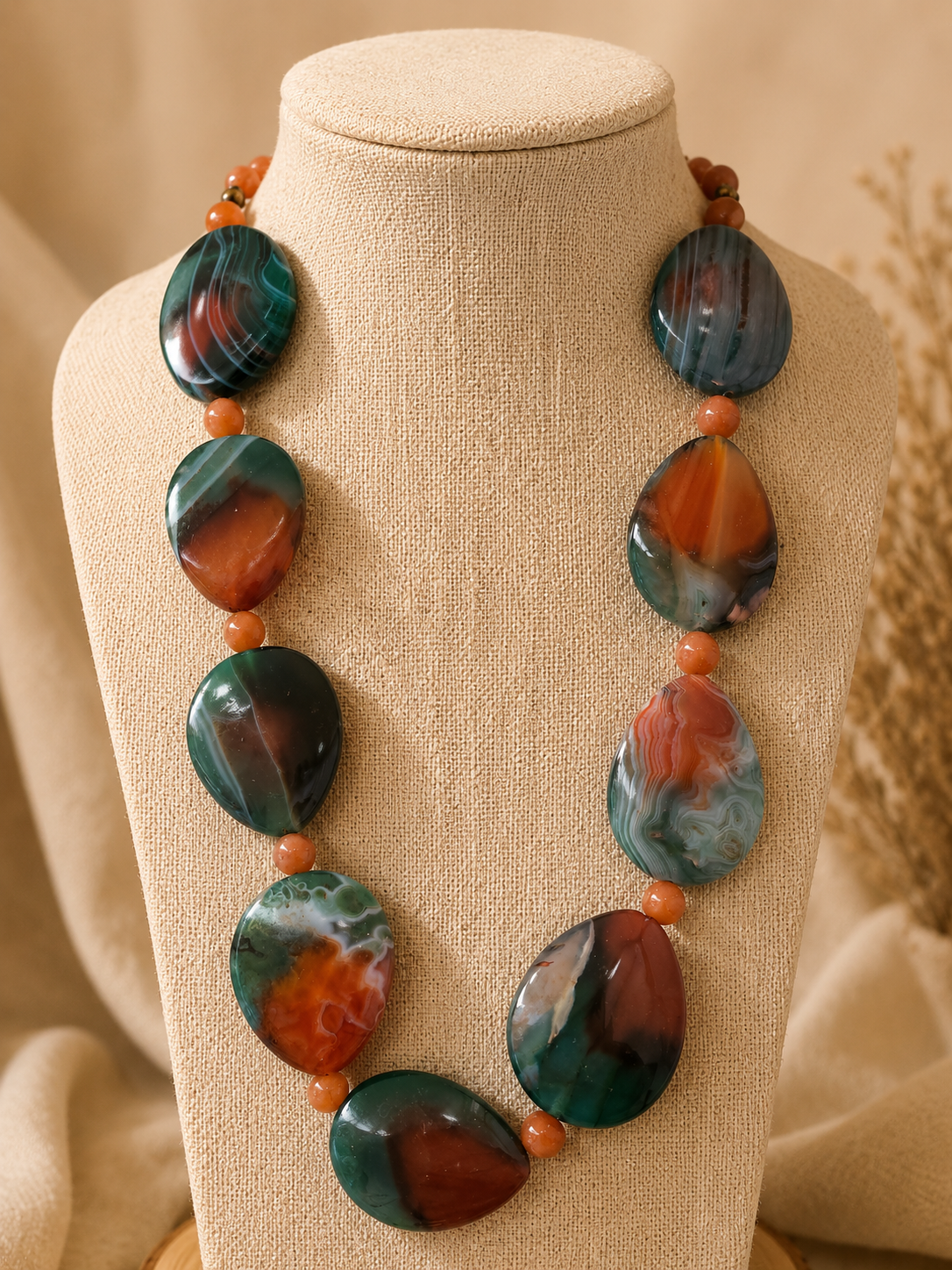 Nature's Palette Teardrop Necklace