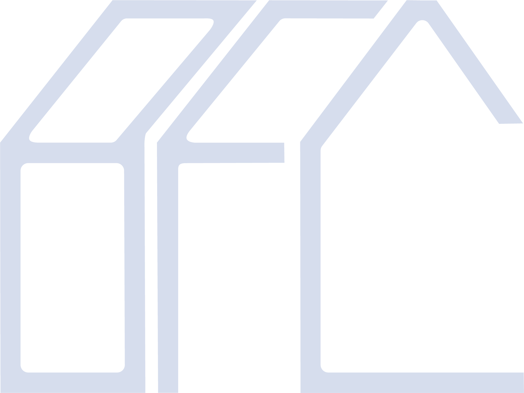 Illustration of a stylized, three-dimensional 4x4 grid or block structure with bold, black outlines and a light gray fill, creating a geometric pattern.
