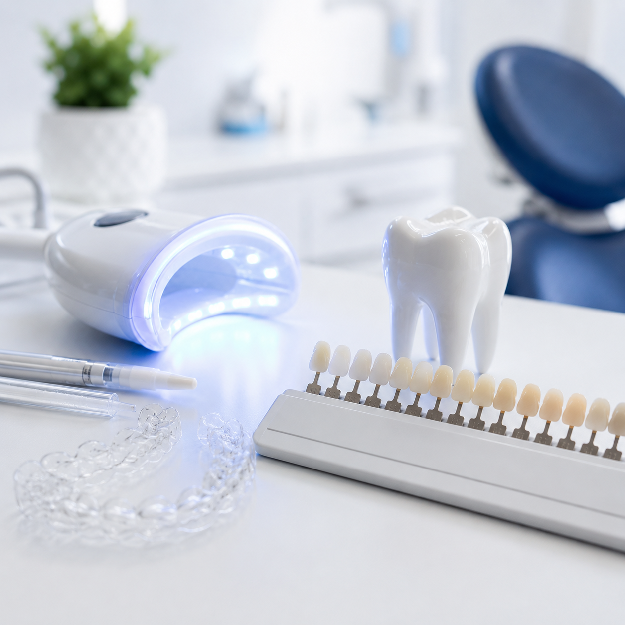 Blanchiment dentaire, couleur des dents