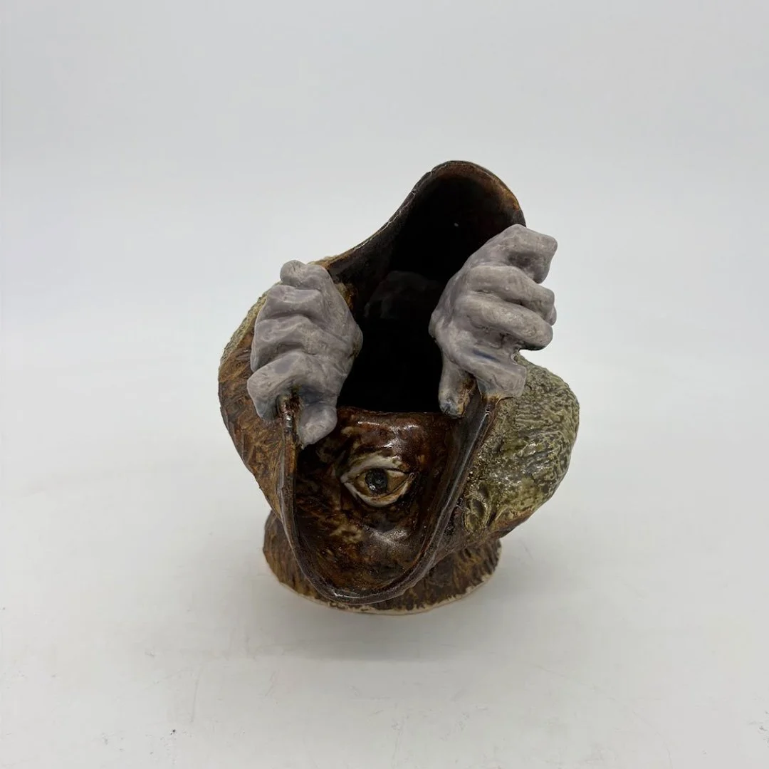 Watch Your Back [view 1]
 6.5 x 4 x 6 "