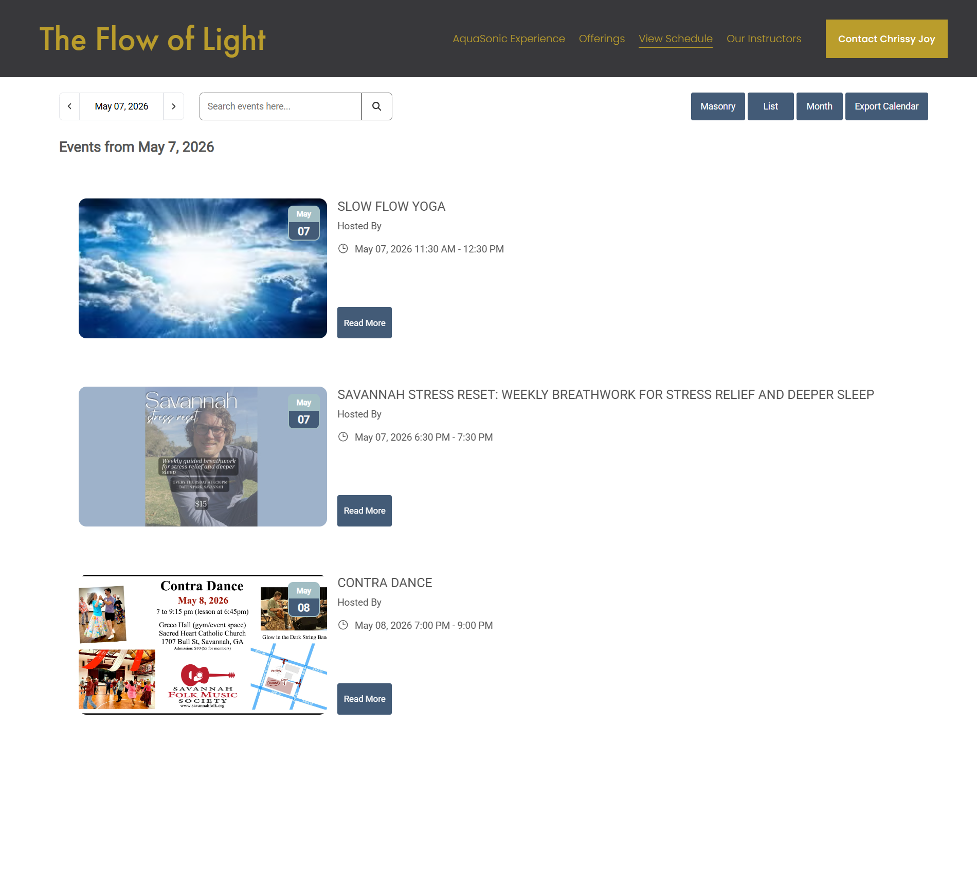 Flow of Light