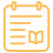 An icon depicting a report
