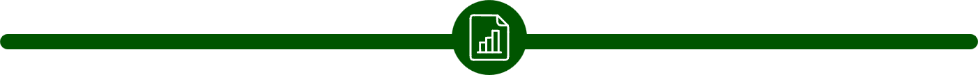 Green horizontal banner with a white chart document icon in the center.
