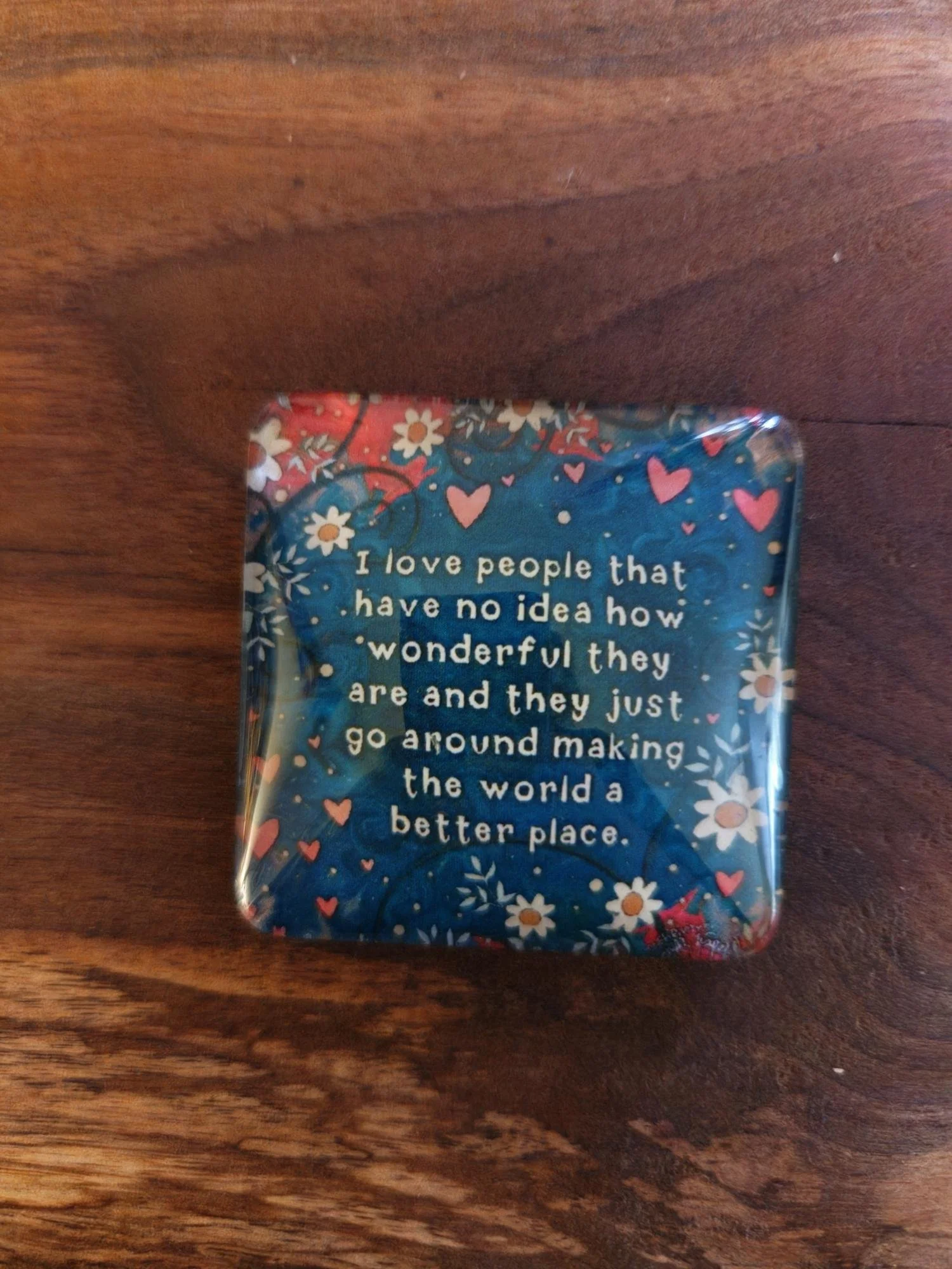 🌼Wonderful People Glass Magnet