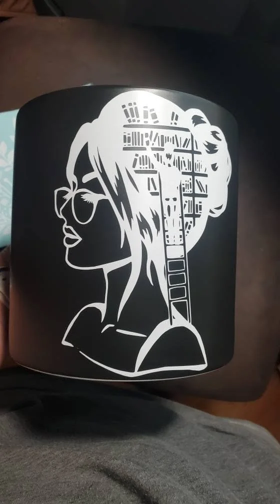 Book Lover Ceramic Planter