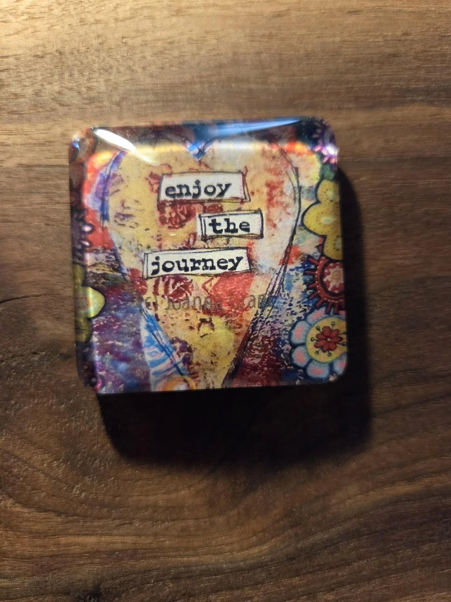 ❤️Enjoy the Journey Glass Magnet