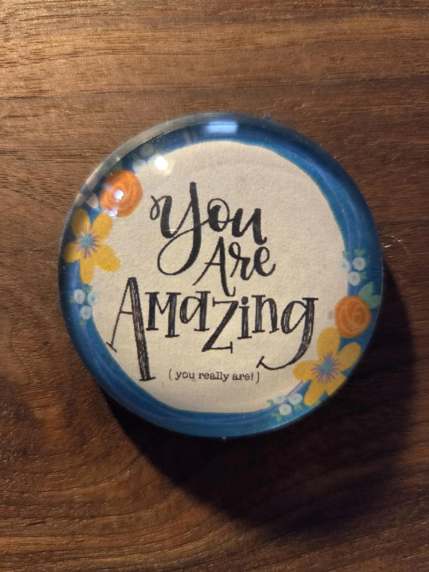 💙You Are Amazing Glass Magnet