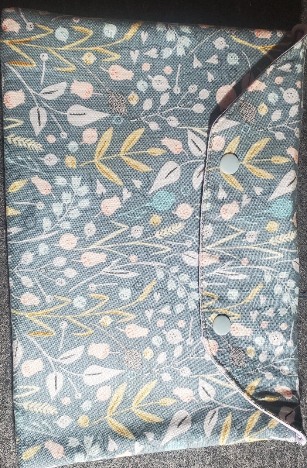 Medium  Book Sleeve- Blue