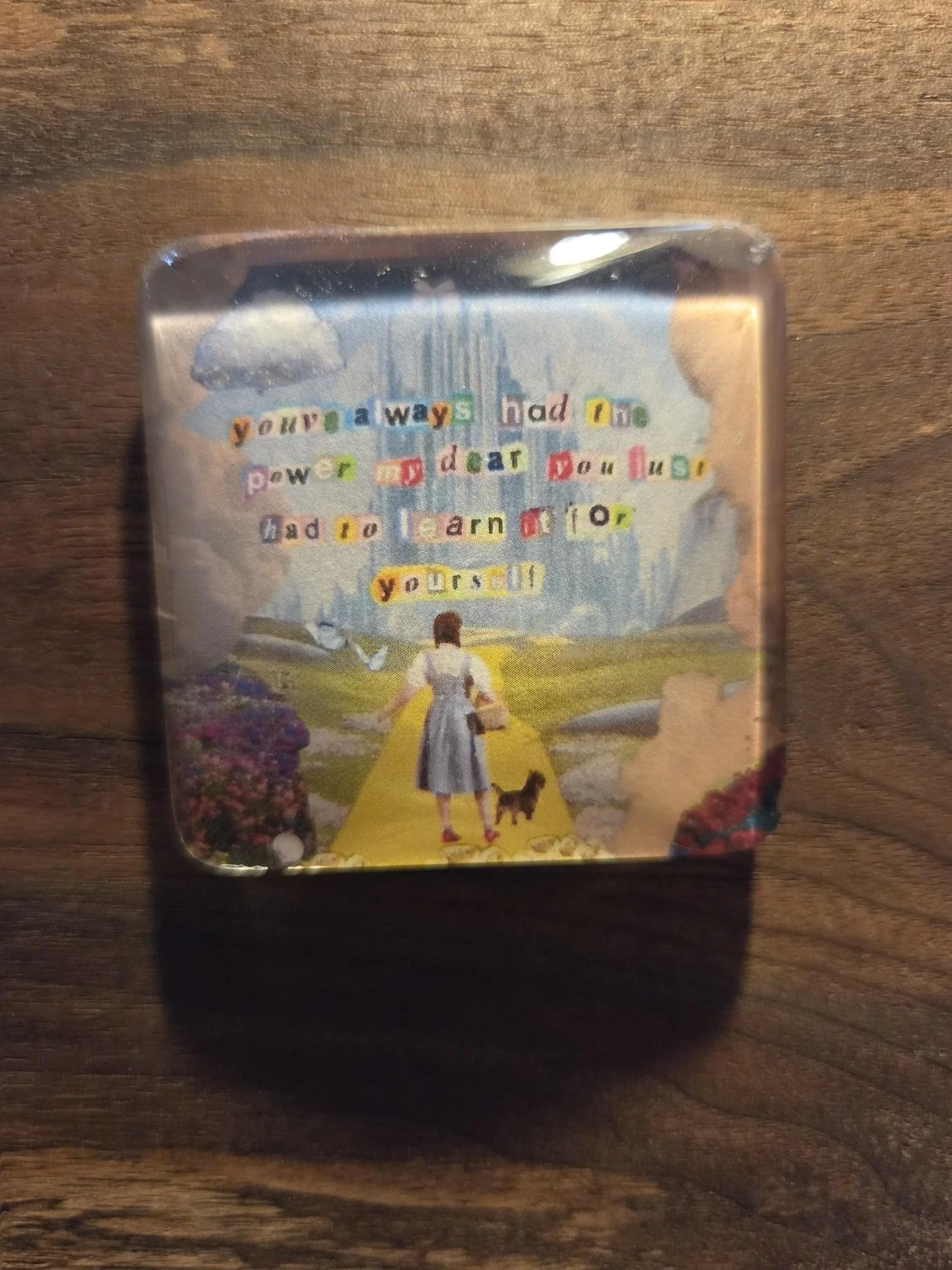 🌈Wizard of Oz Inspired Glass Magnet