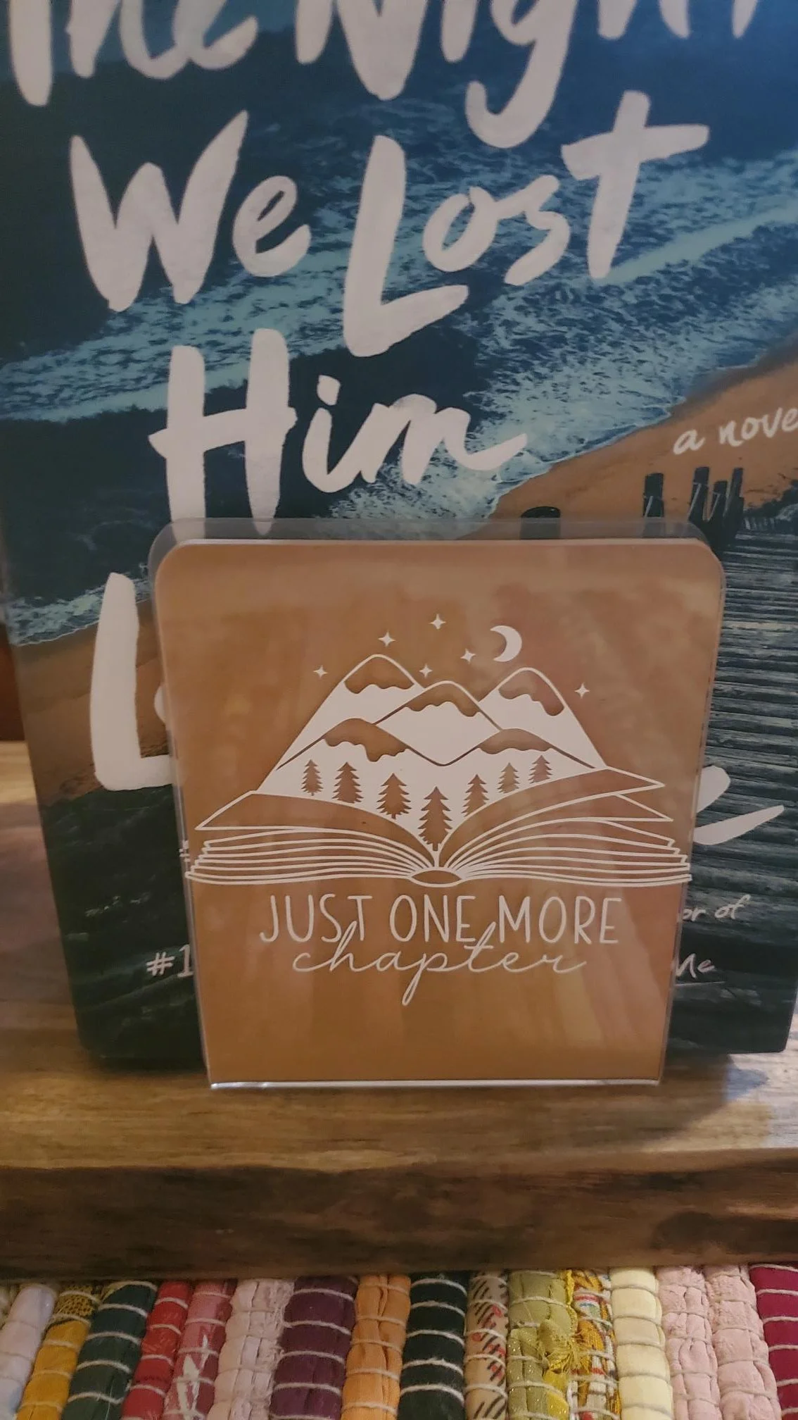 📖Just One More Chapter Acrylic Book Ends