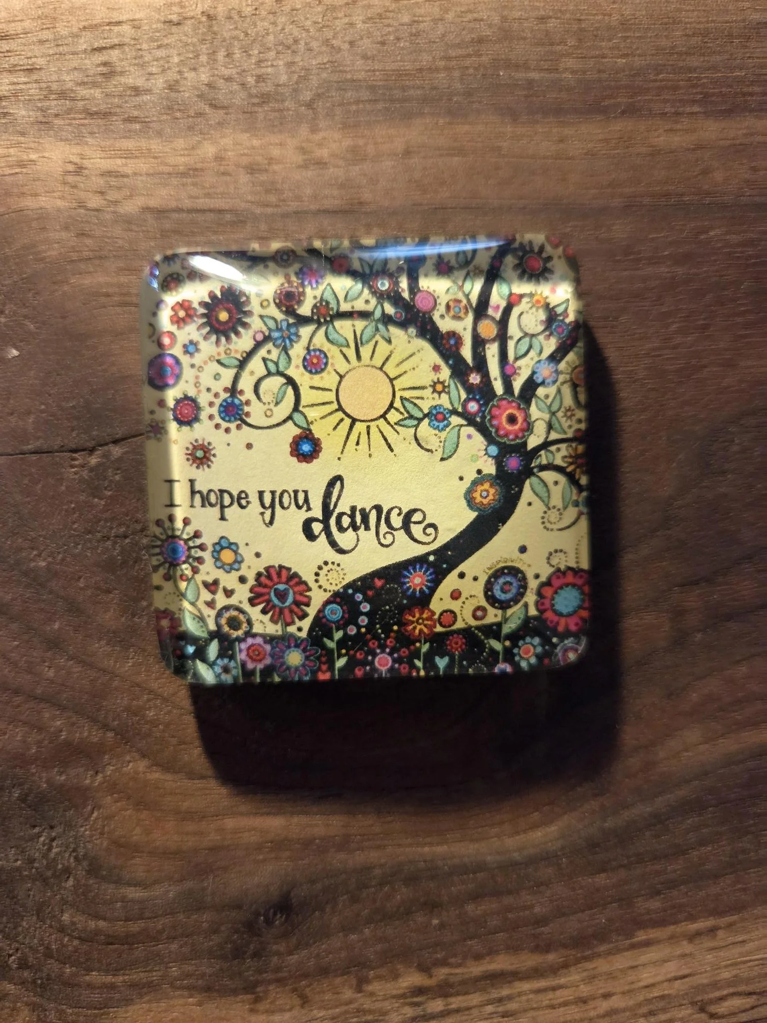 ☀️I Hope You Dance Glass Magnet