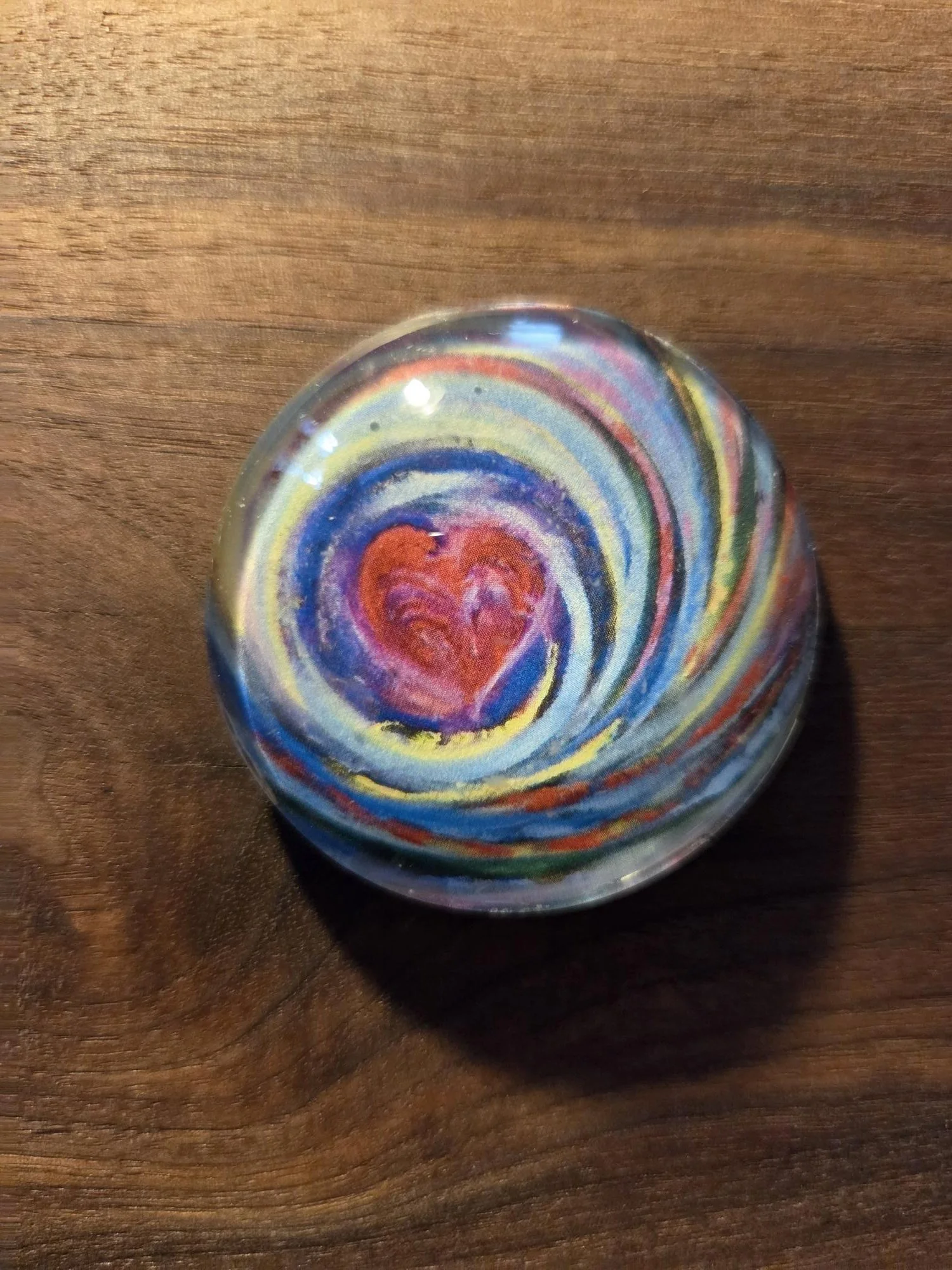 ❤️Abstract Heart Glass Magnet