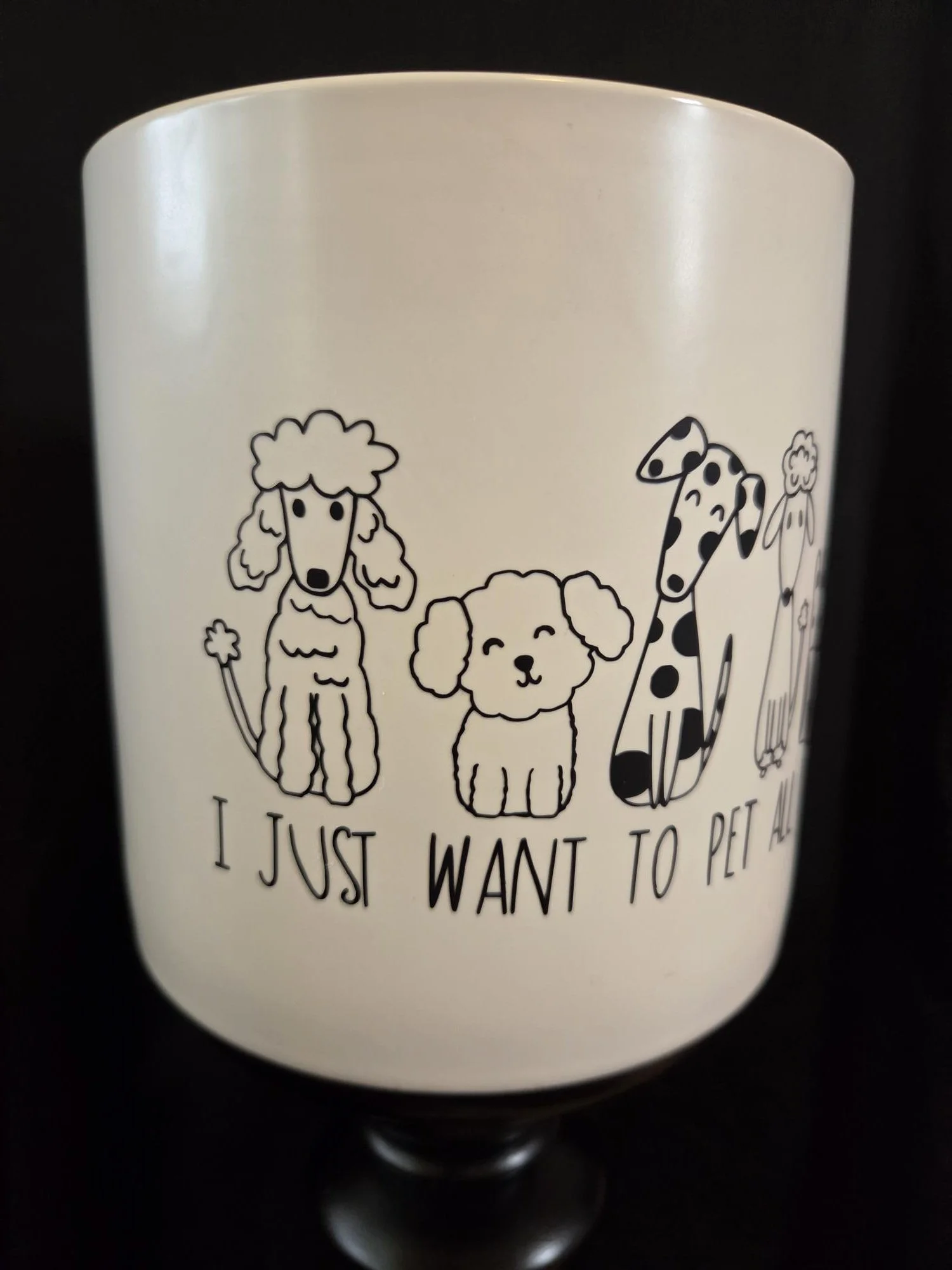 🐶I Just Want to Pet All the Dogs Ceramic Planter