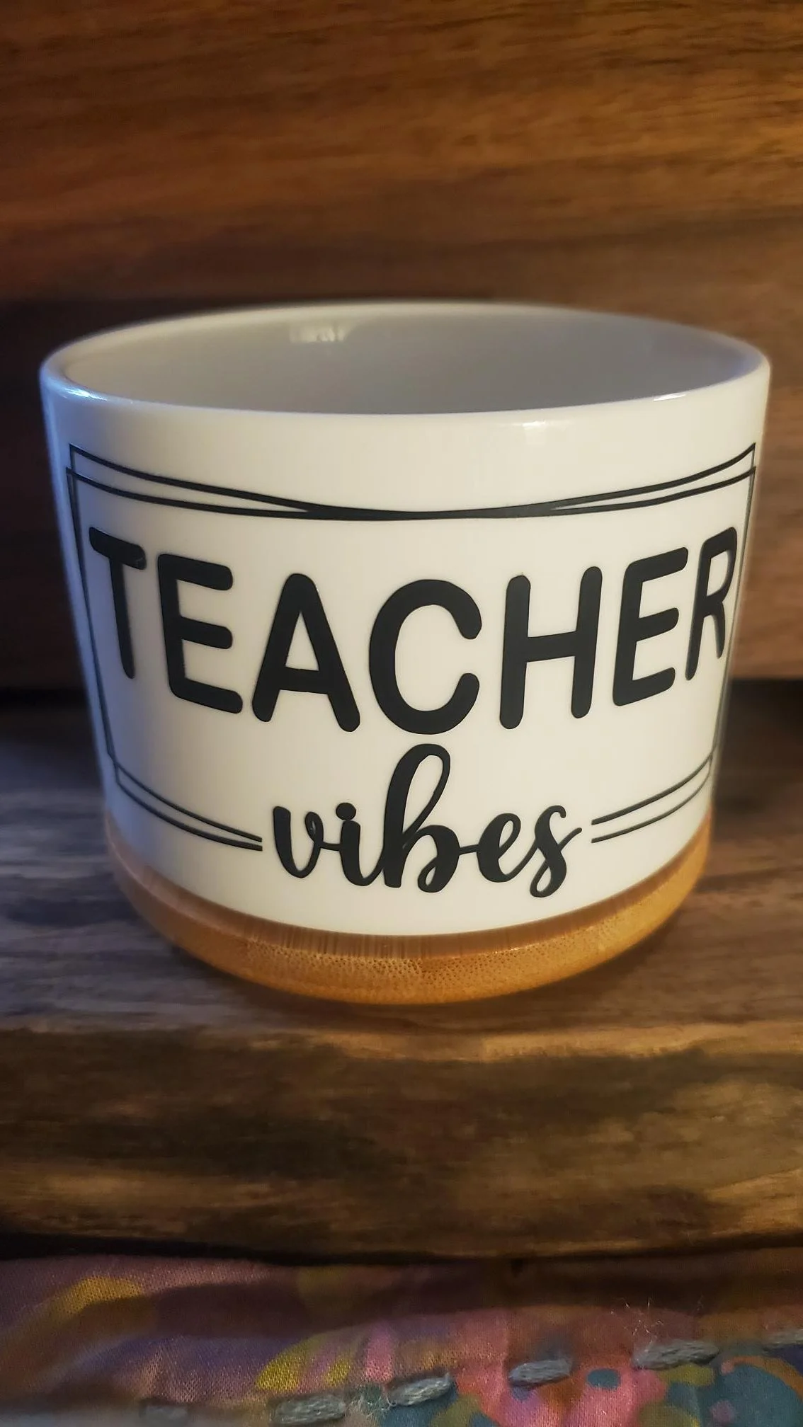 🍎 Teacher Vibes Succulent Planter