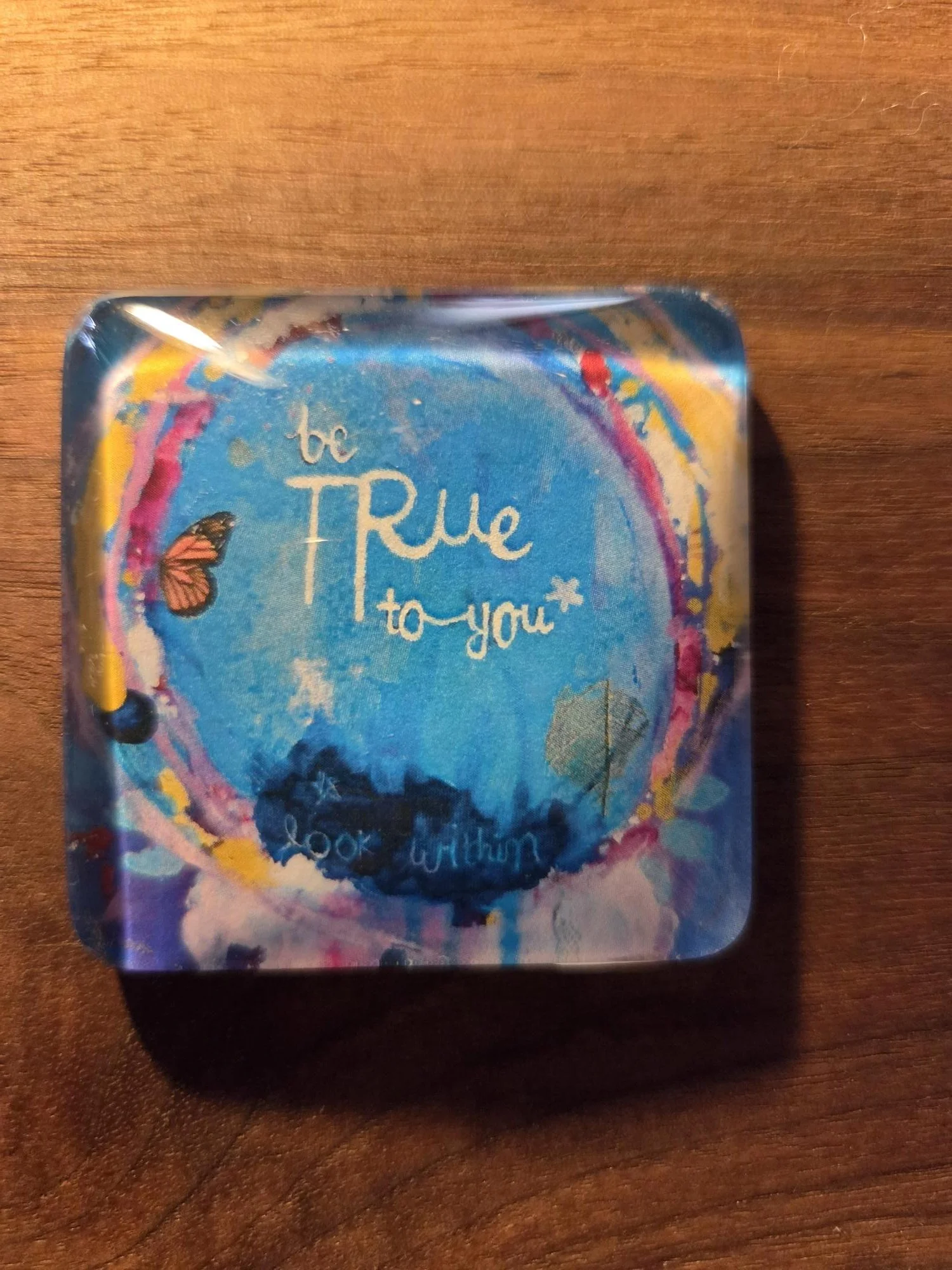 💙Be True to You Glass Magnet