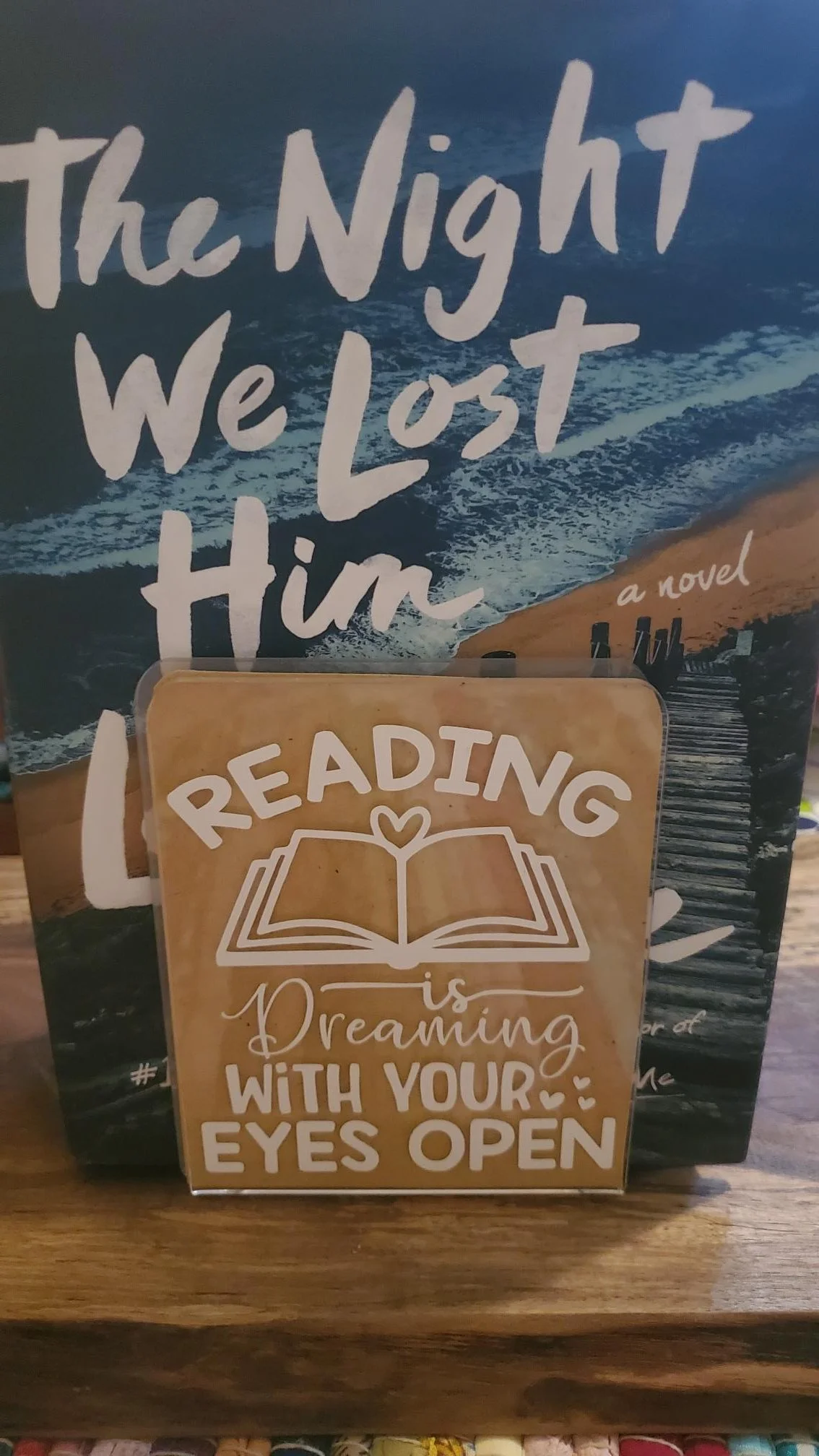 📖Reading Is Dreaming Acrylic Book End Set