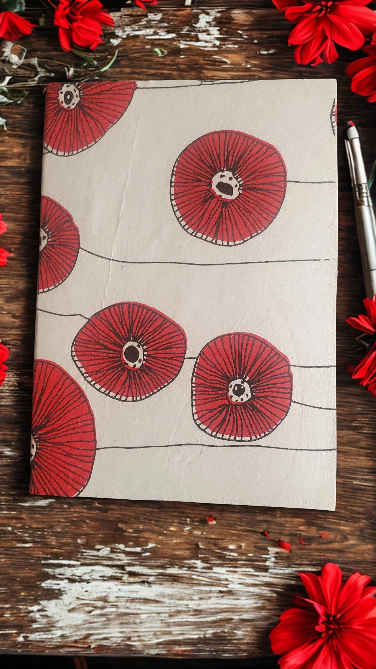 Mini Journal-Poppy