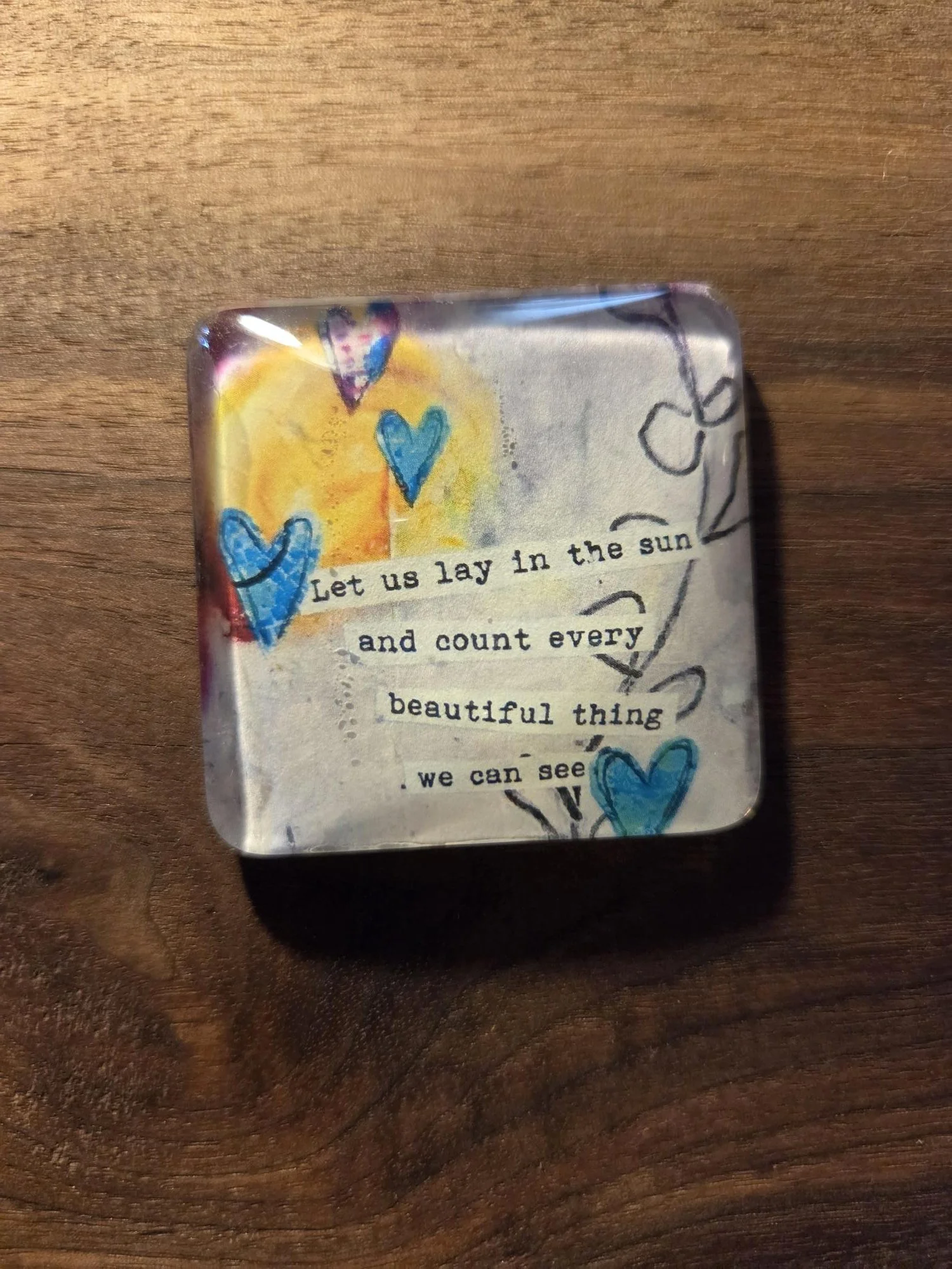 💎Count Every Beautiful Thing Glass Magnet