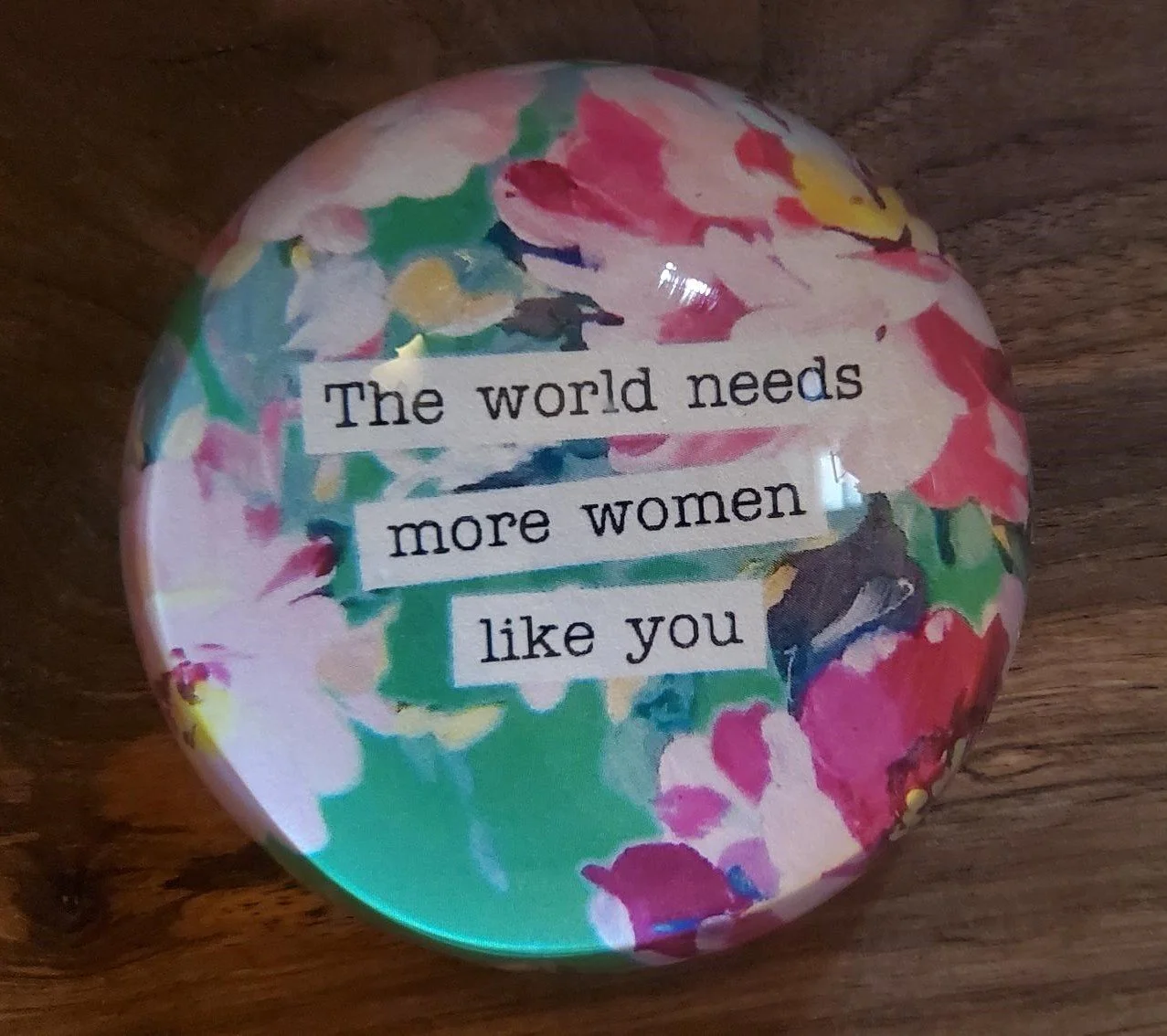 💖  Inspirational Crystal Glass Paperweight