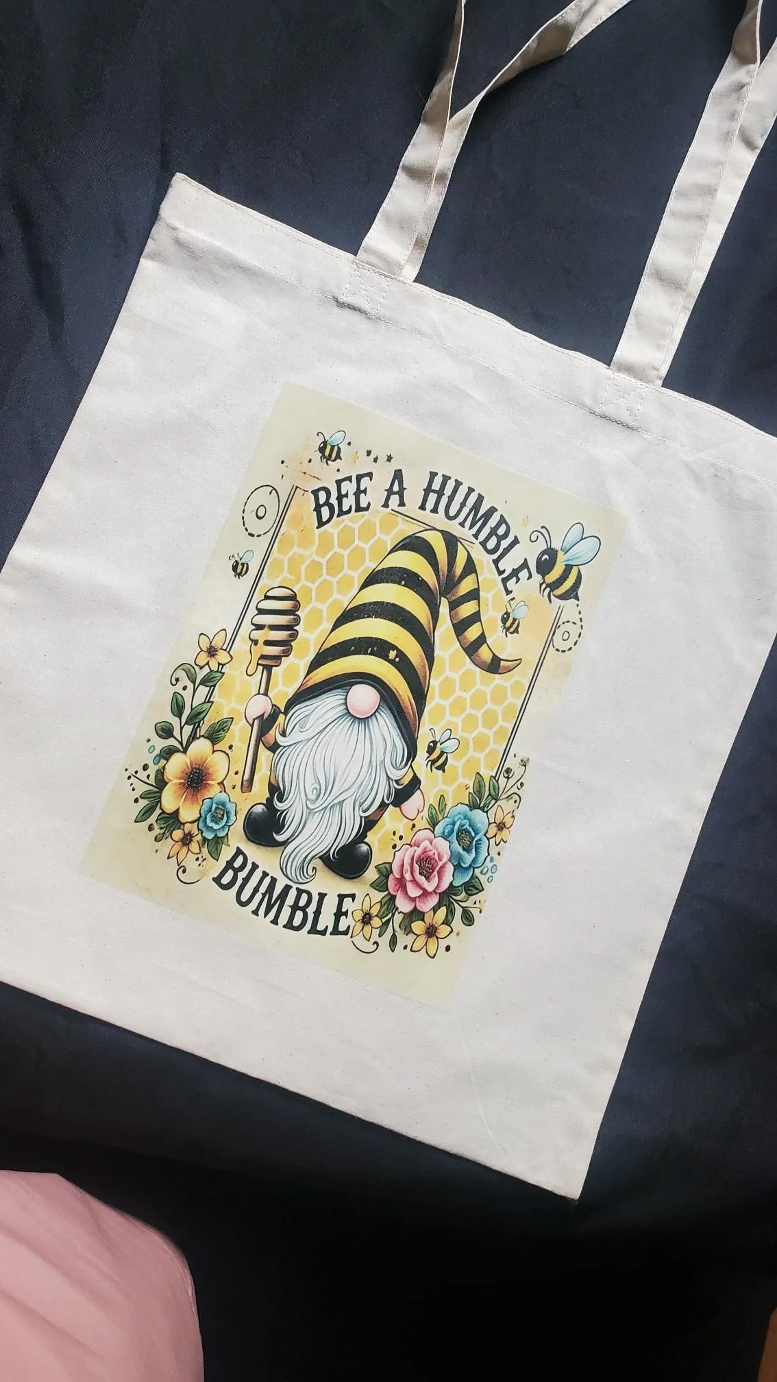 🐝  Bee a Humble Bumble Canvas Tote Bag