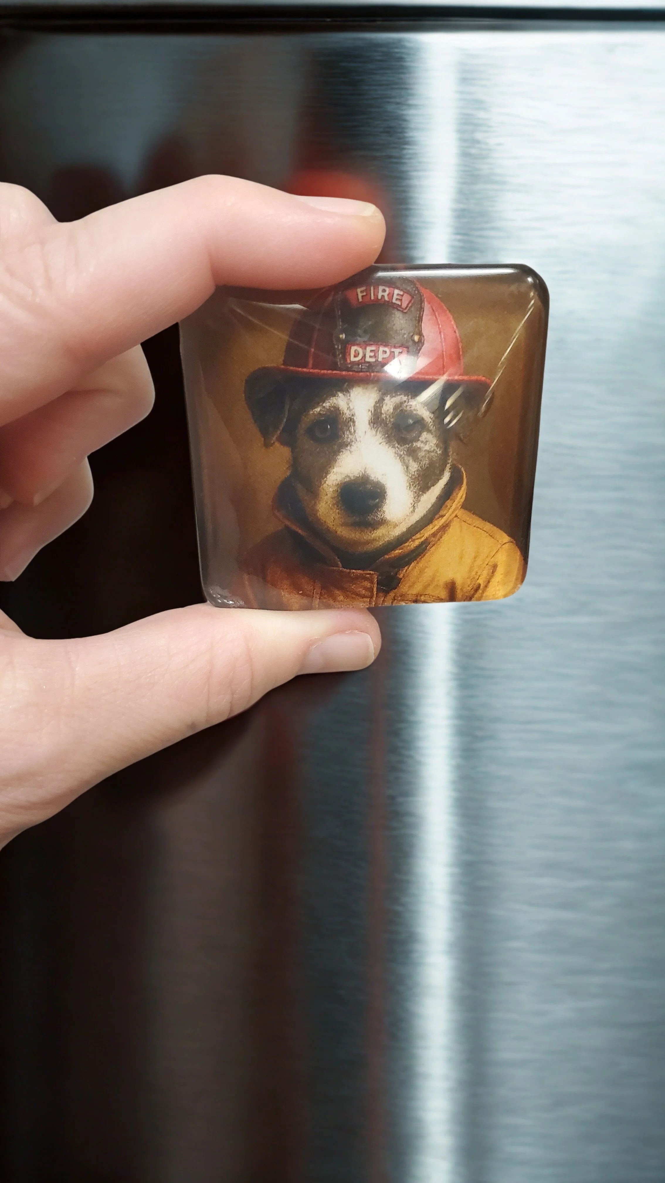 Custom Photo Glass Magnet
